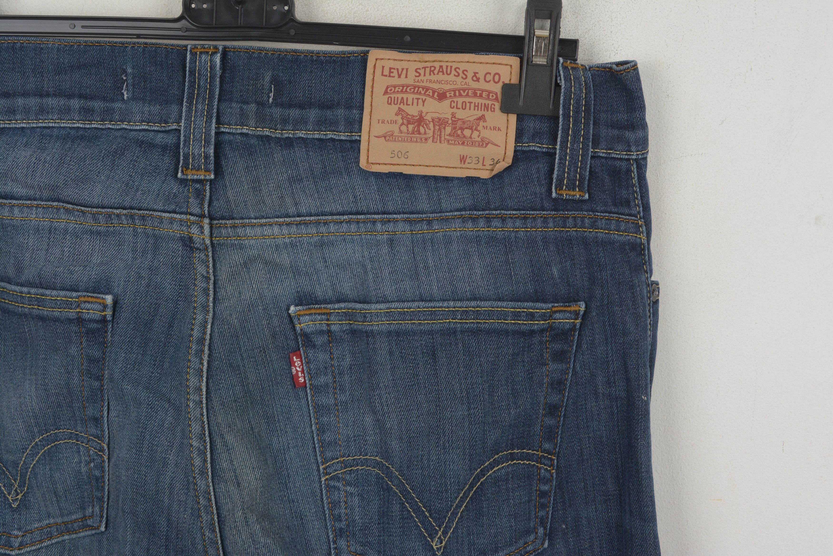 Levi's Vintage 506 Standard 2004 Men's W33 L34 made in Poland Jeans Size US 33 - 4 Thumbnail