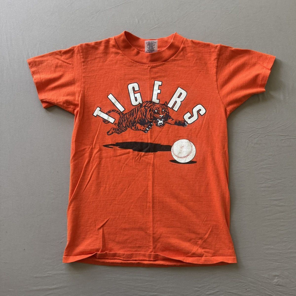 Delta Vintage Detroit Tigers Baseball Tee Size S / US 4 / IT 40 - 1 Thumbnail
