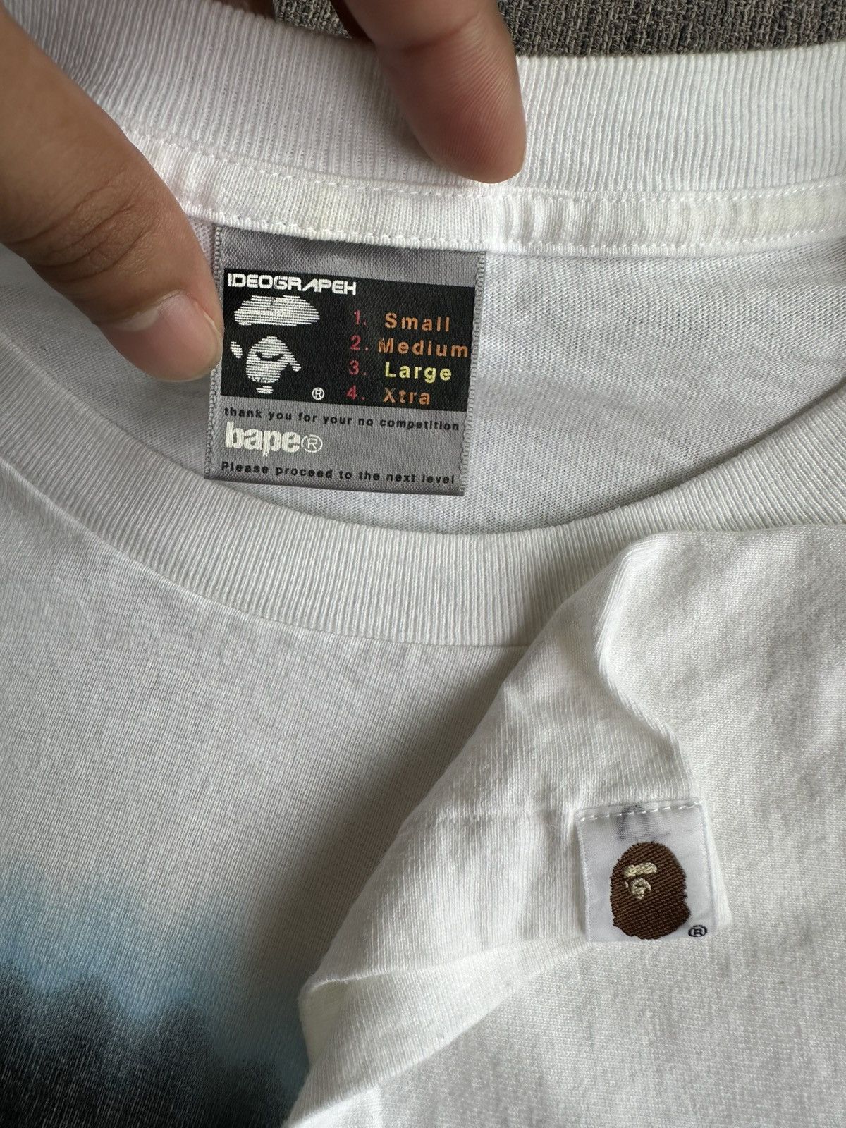 Bape Vintage 90’s A Bathing Ape Bape The Nineth Sense Rare Size US L / EU 52-54 / 3 - 3 Thumbnail