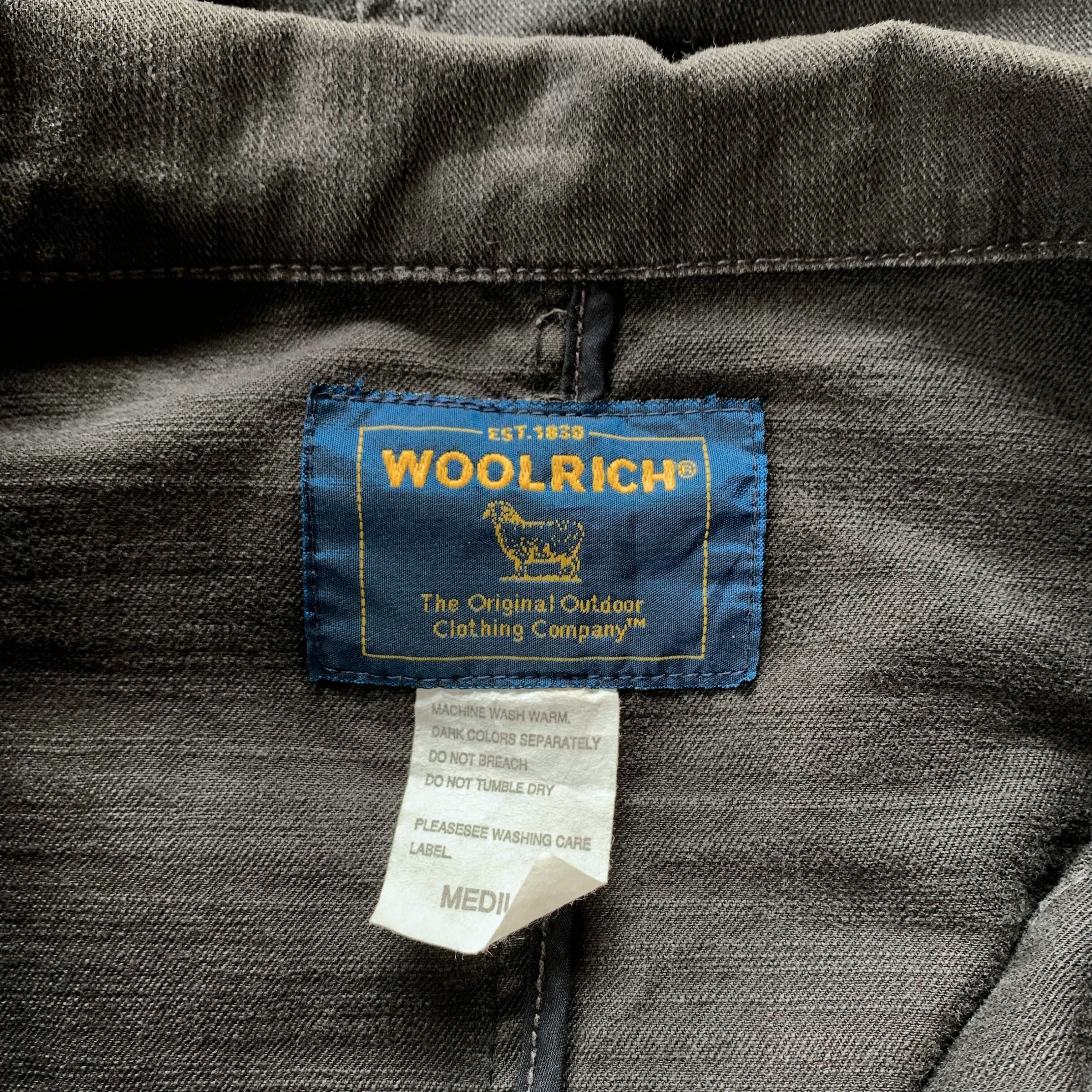 Woolrich Woolen Mills 1990s Woolrich Blue Tag Denim Canvas Blazer Jacket Size US M / EU 48-50 / 2 - 7 Thumbnail