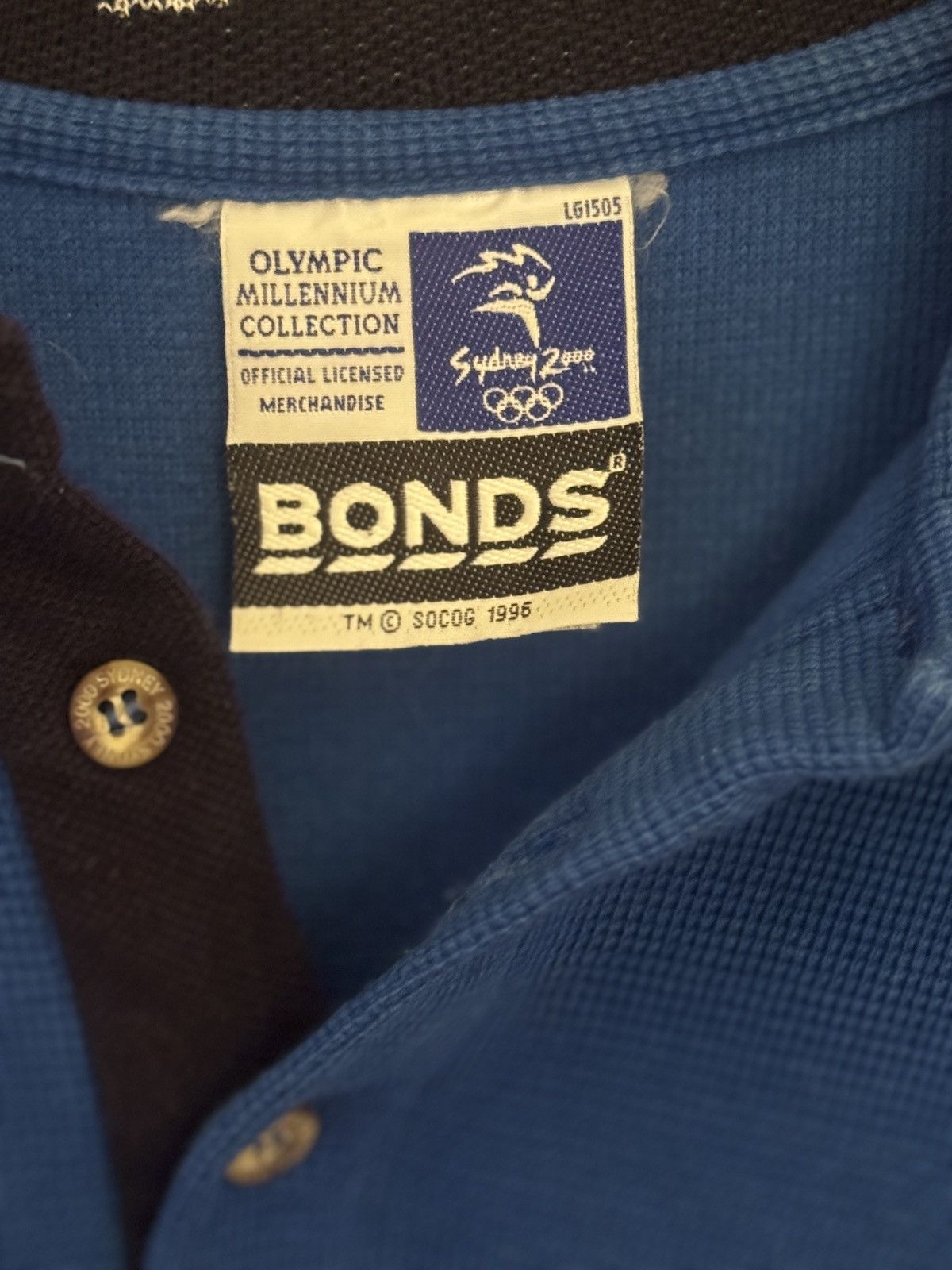 USA Olympics Vintage Sydney 2000 Summer Olympics Knit Polo Size US L / EU 52-54 / 3 - 3 Thumbnail