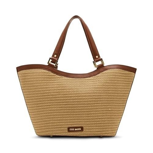 Steve Madden Steve Madden Agulla Large Tote Bag Cognac / Brown Size ONE SIZE - 3 Thumbnail