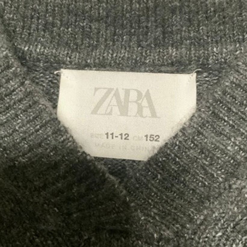 Zara Zara Girls Gray Pullover Sweater Size 11-12 USED Size US M / EU 48-50 / 2 - 3 Thumbnail