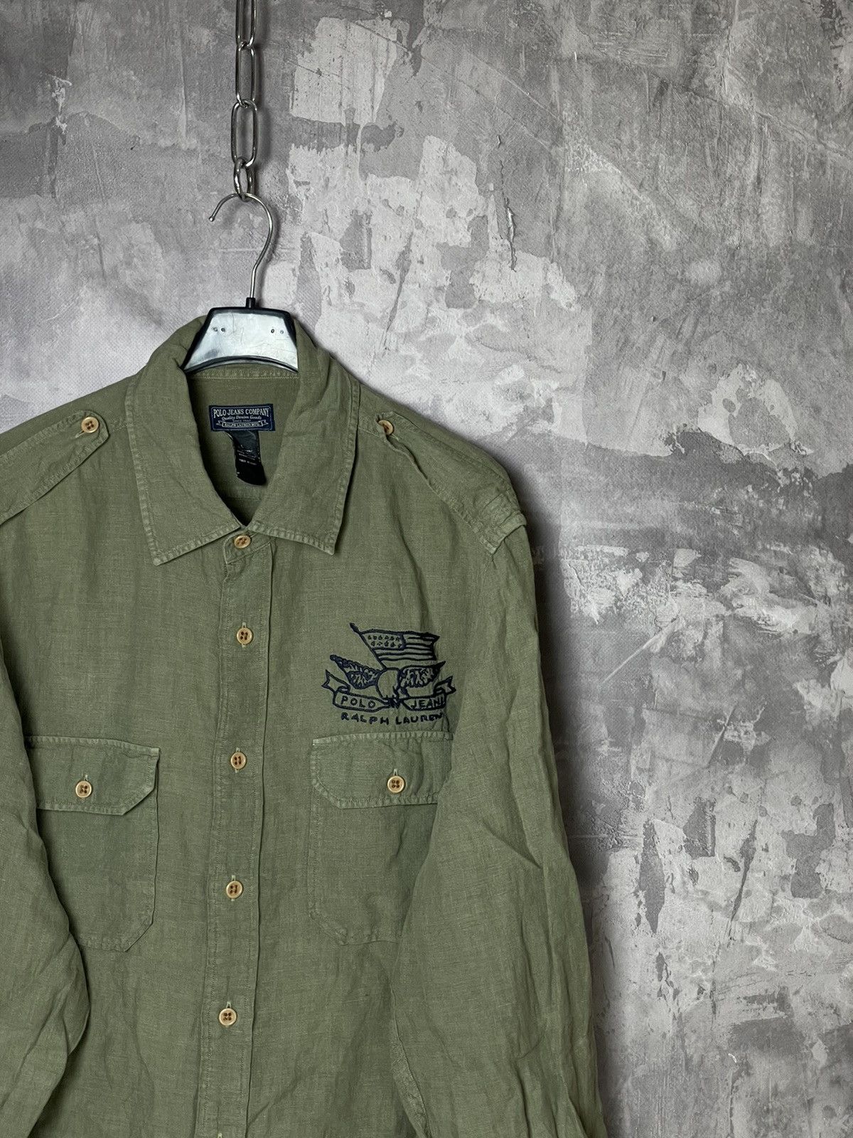 Polo Ralph Lauren × Ralph Lauren × Vintage Polo Ralph Lauren casual over shirt jacket quilt Size US L / EU 52-54 / 3 - 4 Thumbnail