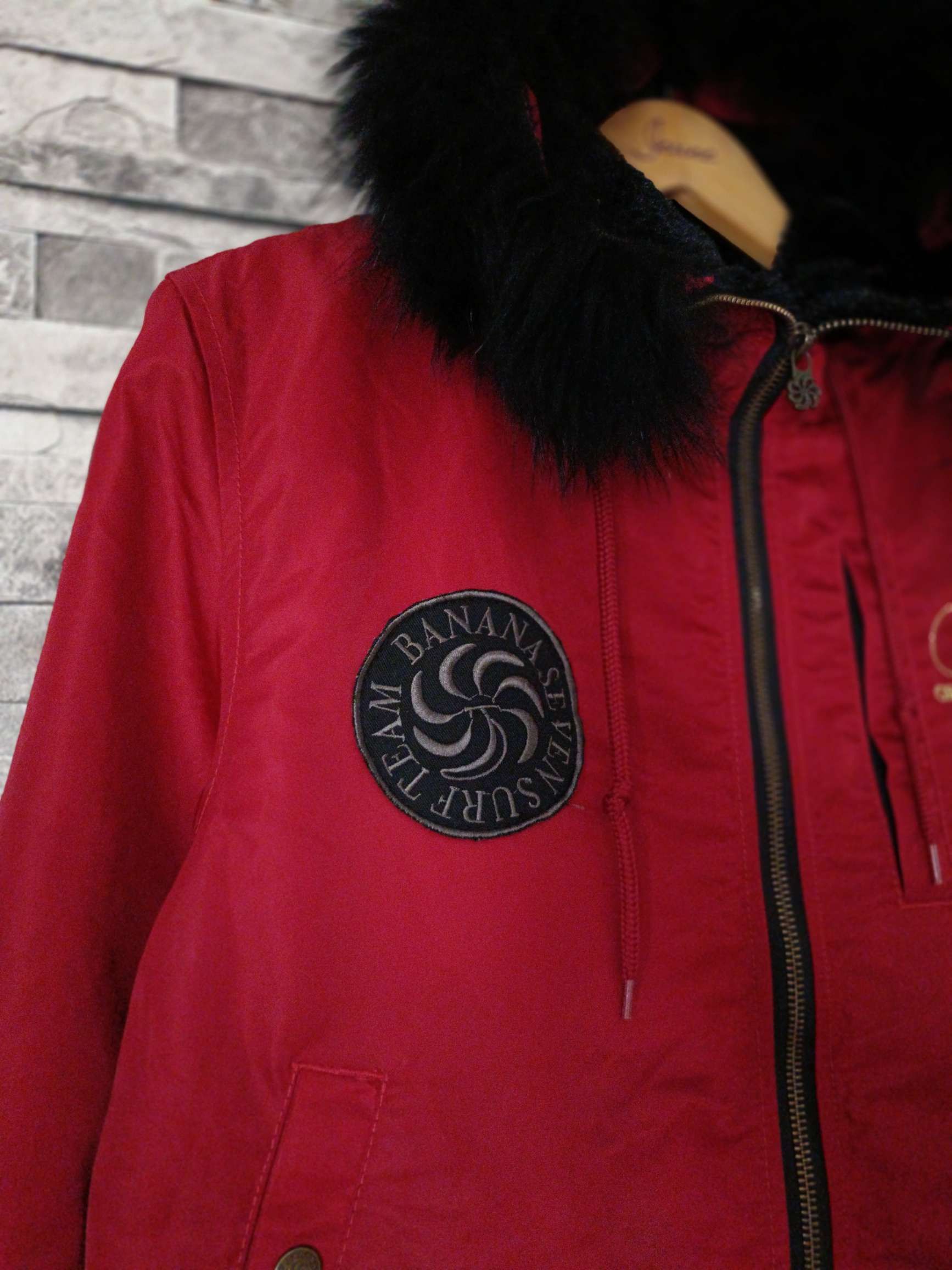 Japanese Brand Vintage banana seven surf team bomber jacket Size US M / EU 48-50 / 2 - 6 Thumbnail