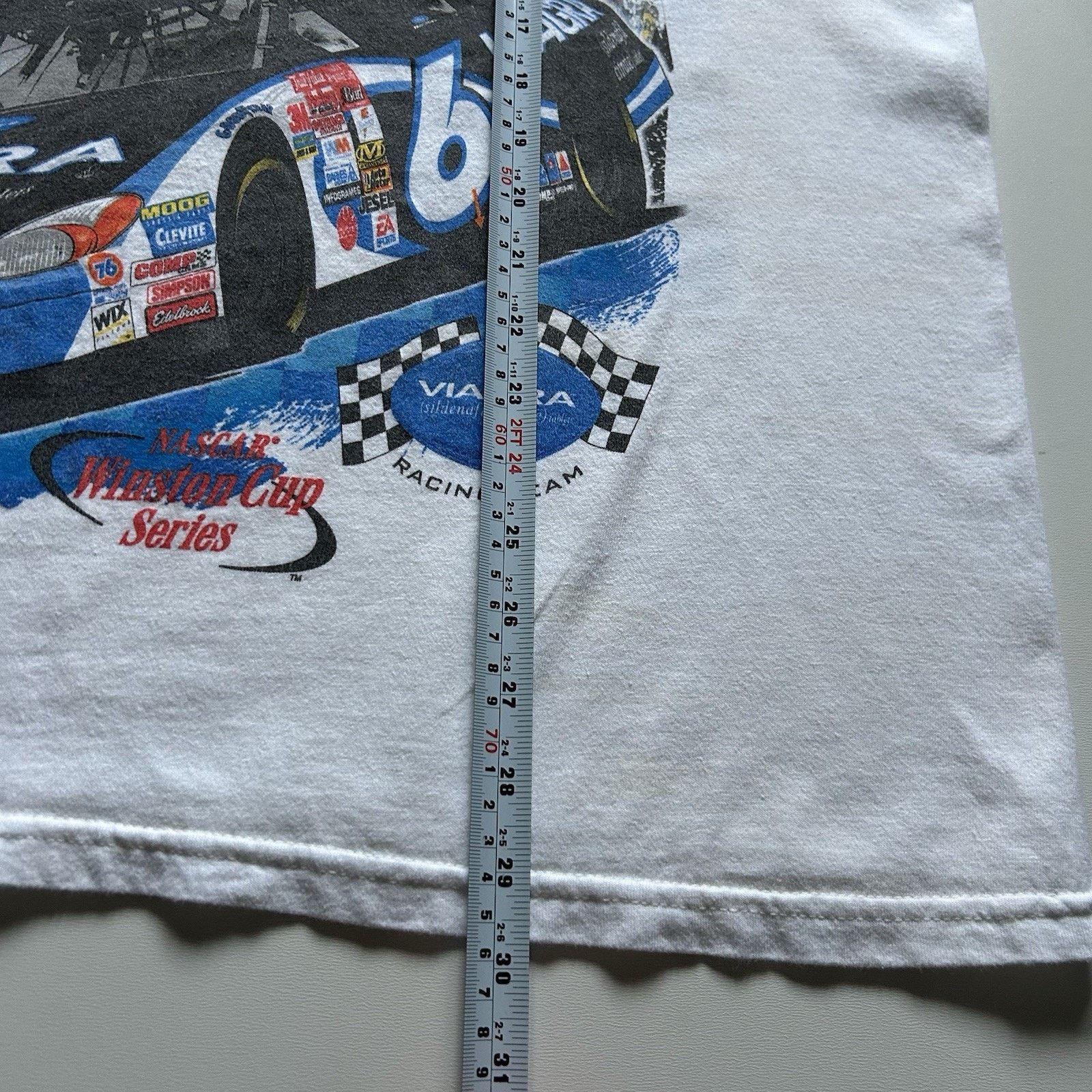 NASCAR × Vintage Vintage 90s Viagra Racing T Shirt XL Nascar Winston Cup Rare Size US XL / EU 56 / 4 - 6 Thumbnail
