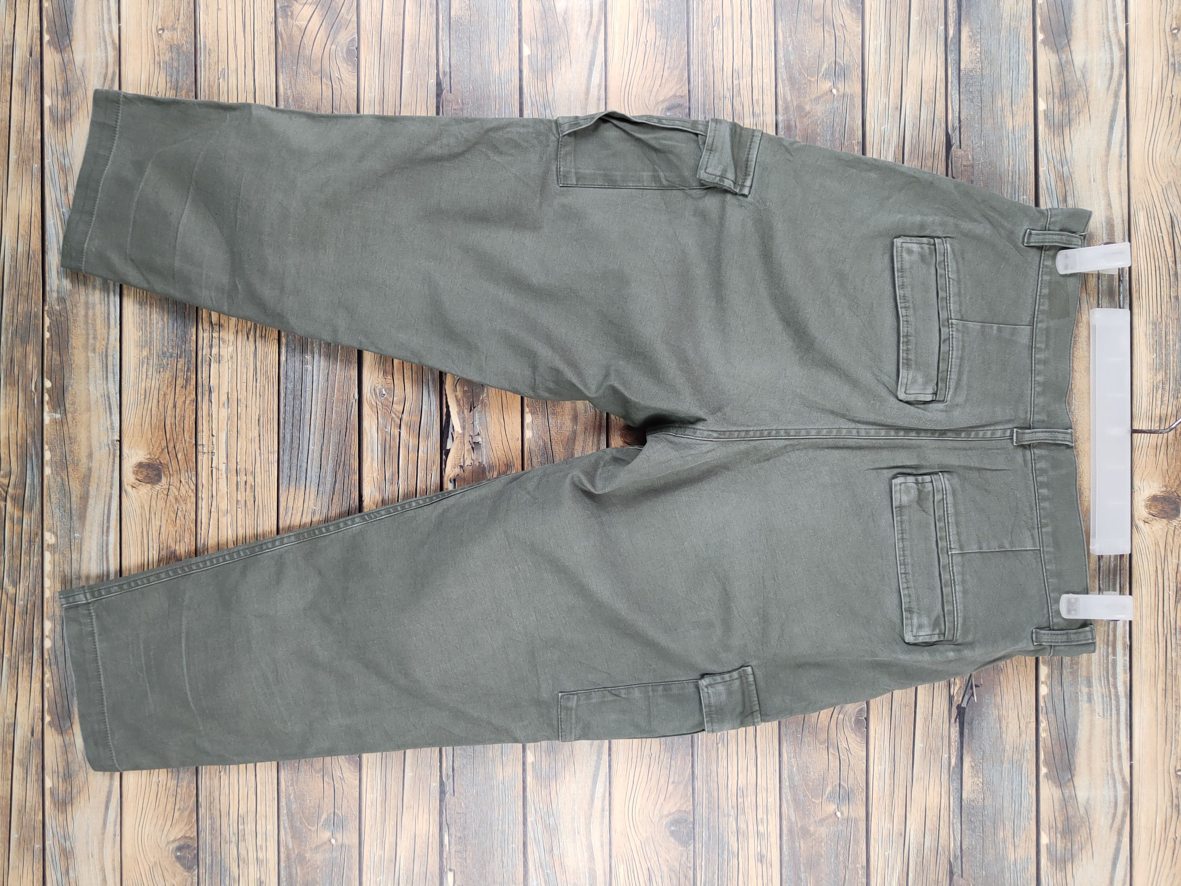 Japanese Brand Niko and... Green Multipocket Tactical Cargo Pants #W1032 Size US 29 - 7 Thumbnail