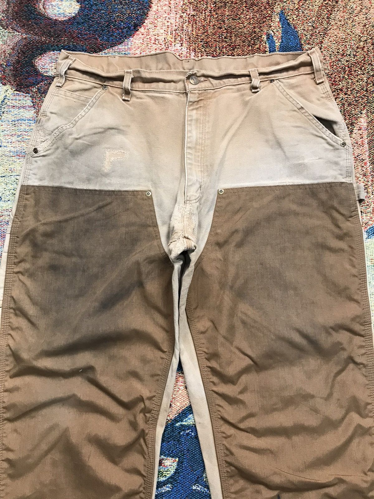 Carhartt Vintage Carhartt B292 BRN double knee workwear denim Size US 38 / EU 54 - 4 Thumbnail