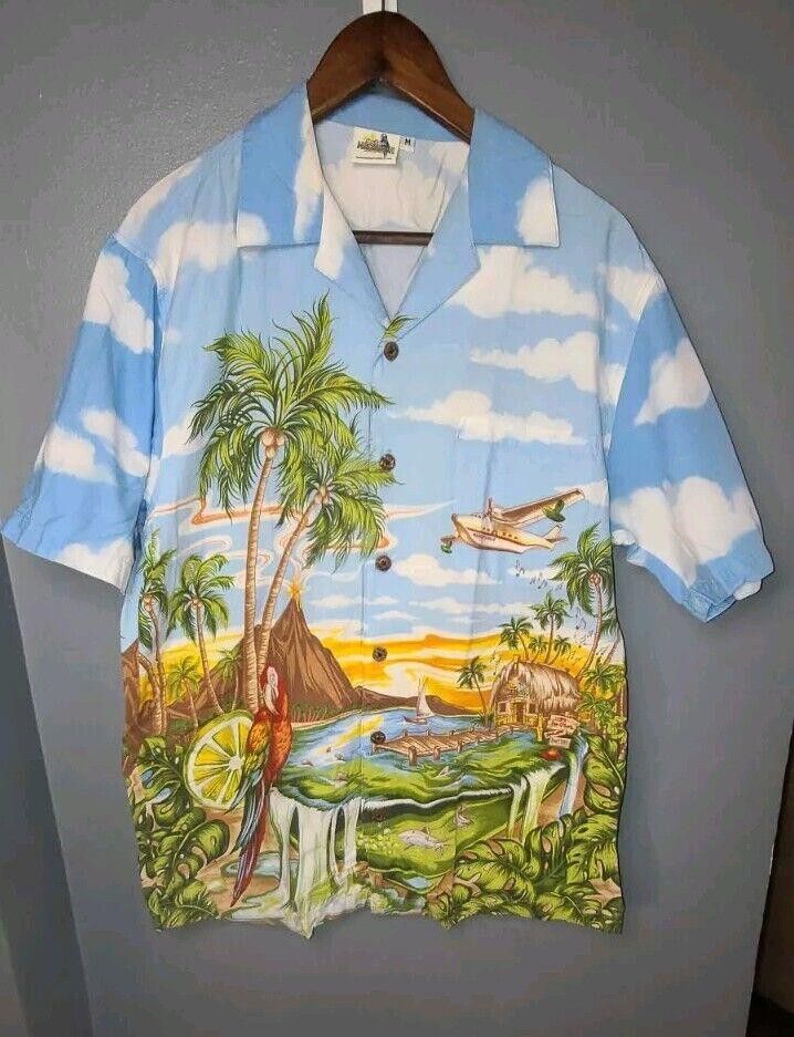 Designer Vintage Margaritaville Jimmy Buffett Hawaiian Medium Size US M / EU 48-50 / 2 - 1 Thumbnail