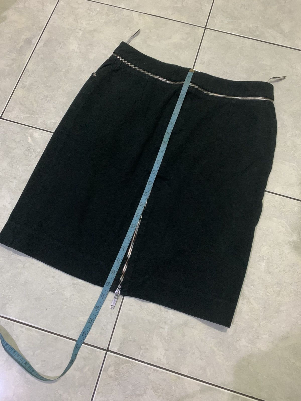 Celine Celine F/W 2003 Zipper Waistband Skirt Size 30" / US 8 / IT 44 - 10 Thumbnail