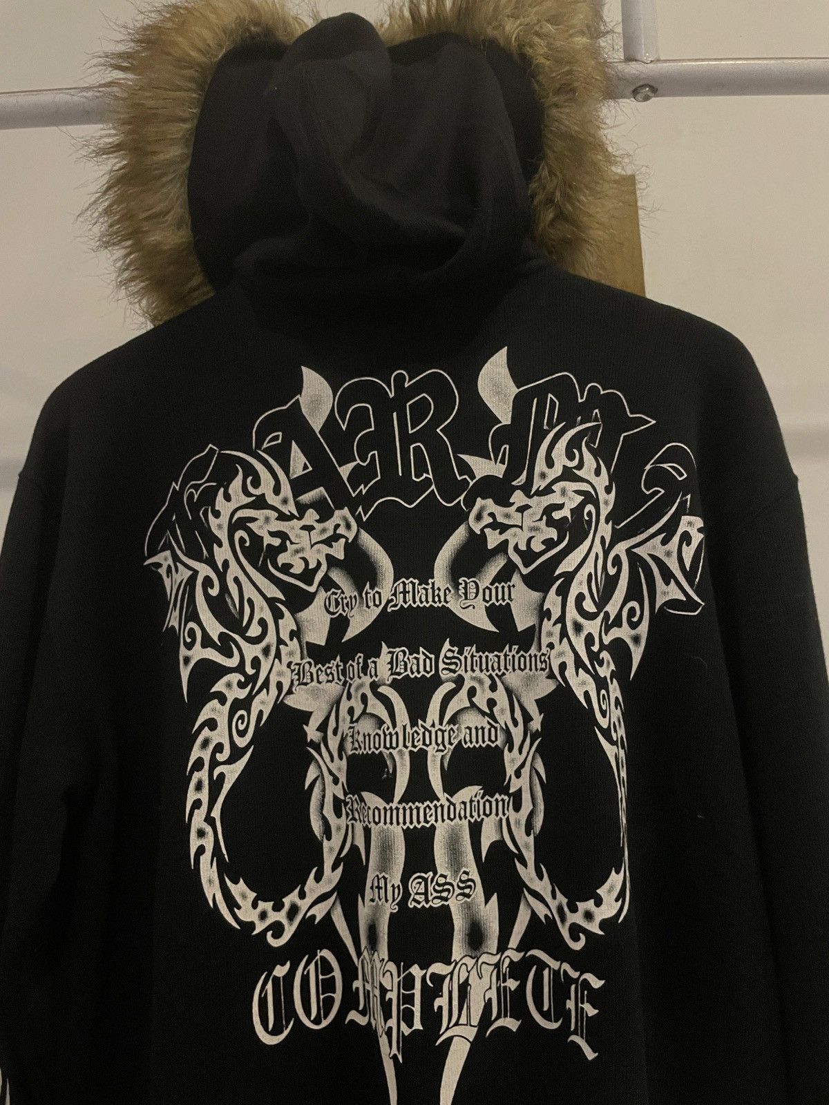 Japanese Brand Fur hoodie karma hoodie Size US L / EU 52-54 / 3 - 4 Thumbnail