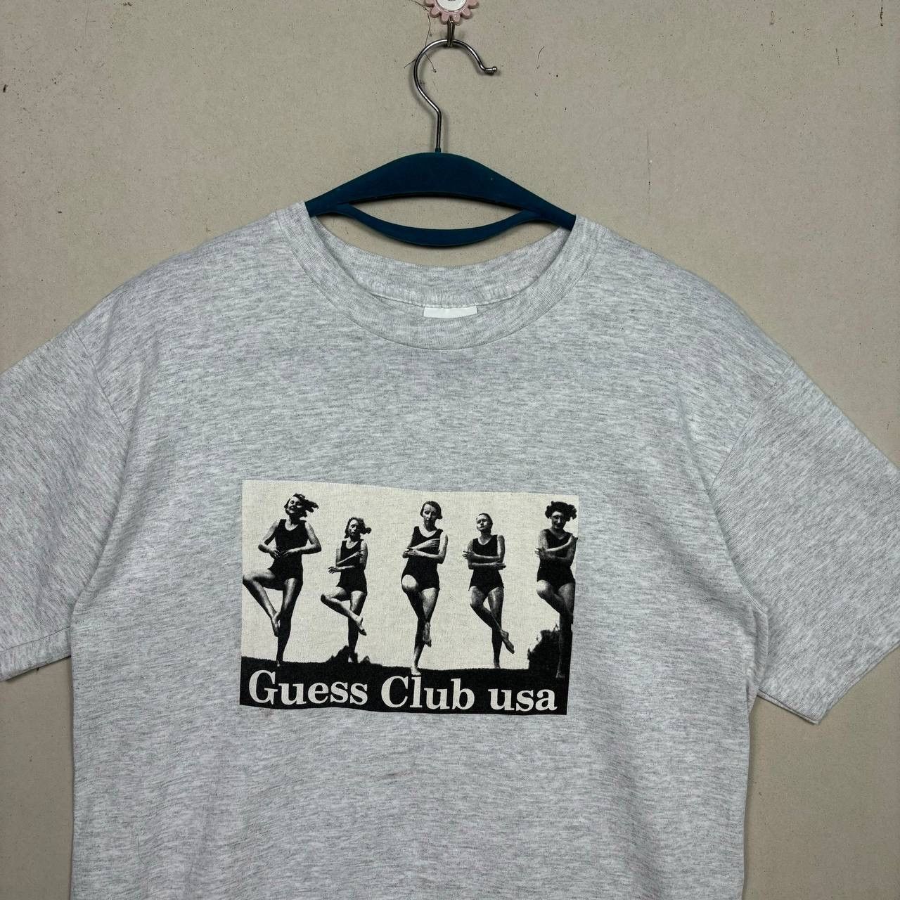 Guess Vtg 90s Guess Club USA Ballet Dance Photo Tee M Made in USA Size US M / EU 48-50 / 2 - 3 Thumbnail