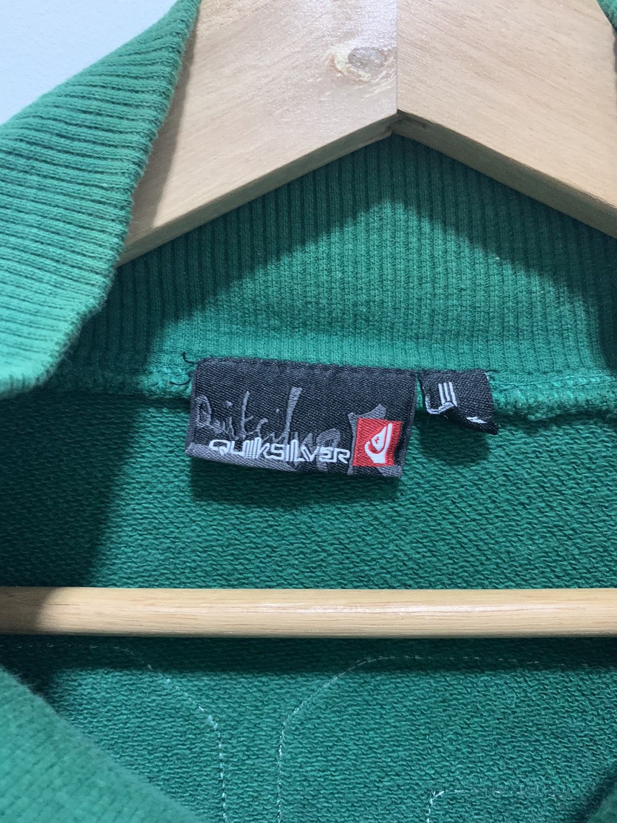 Quiksilver × Vintage Vintage Quiksilver Green 69 Light Jacket Size US L / EU 52-54 / 3 - 5 Thumbnail