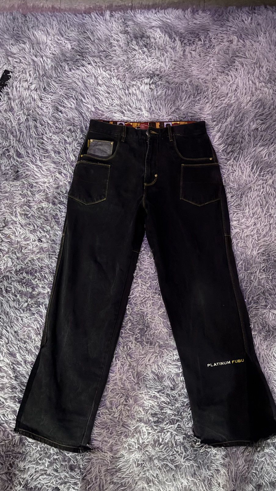 Rare Vintage Fat Albert Platinum FUBU baggy Jeans