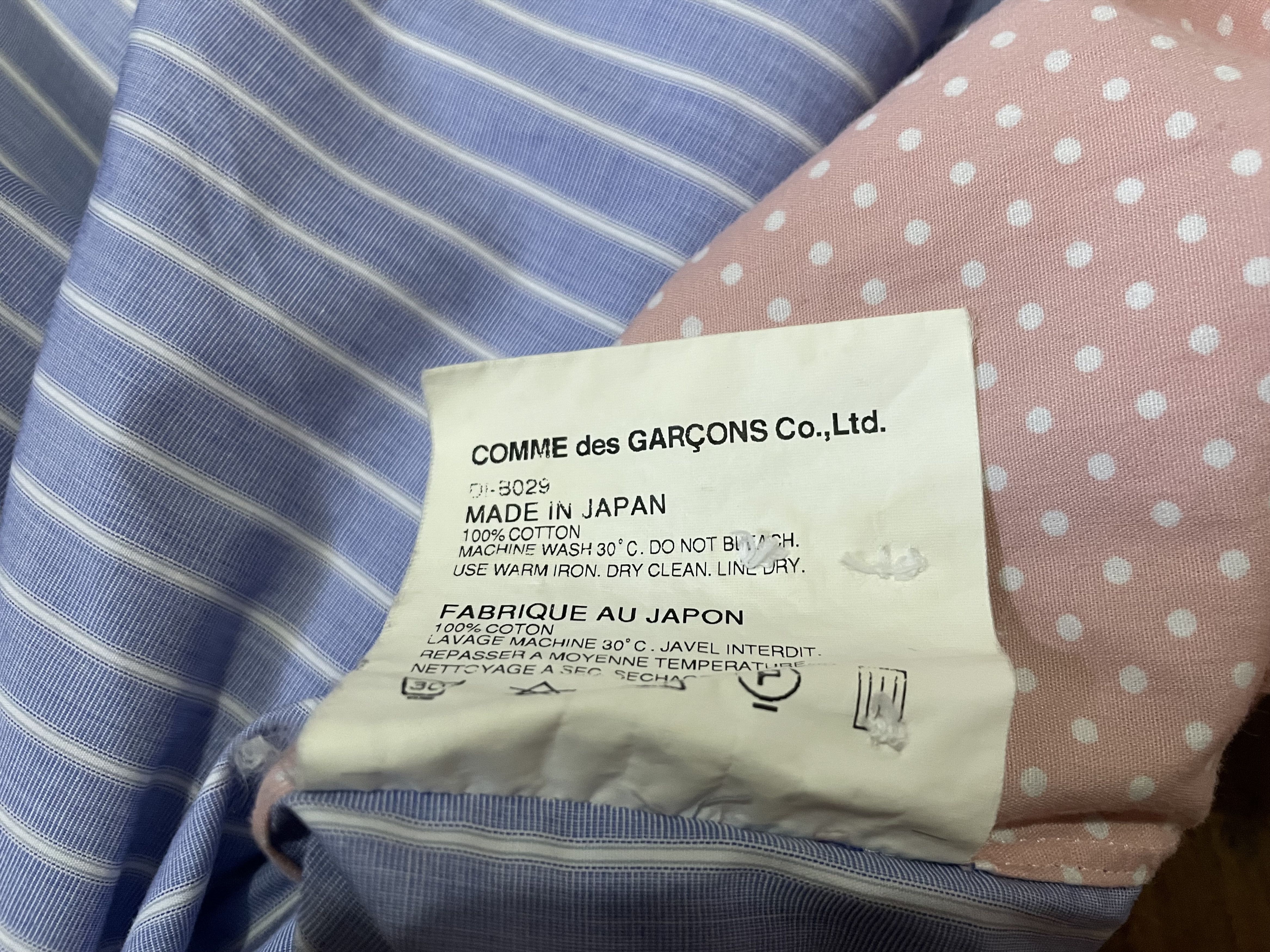 Comme des Garcons × Comme des Garcons Homme Deux CDG Homme Deux - Polka / Stripe - AD2011 Size US S / EU 44-46 / 1 - 9 Thumbnail