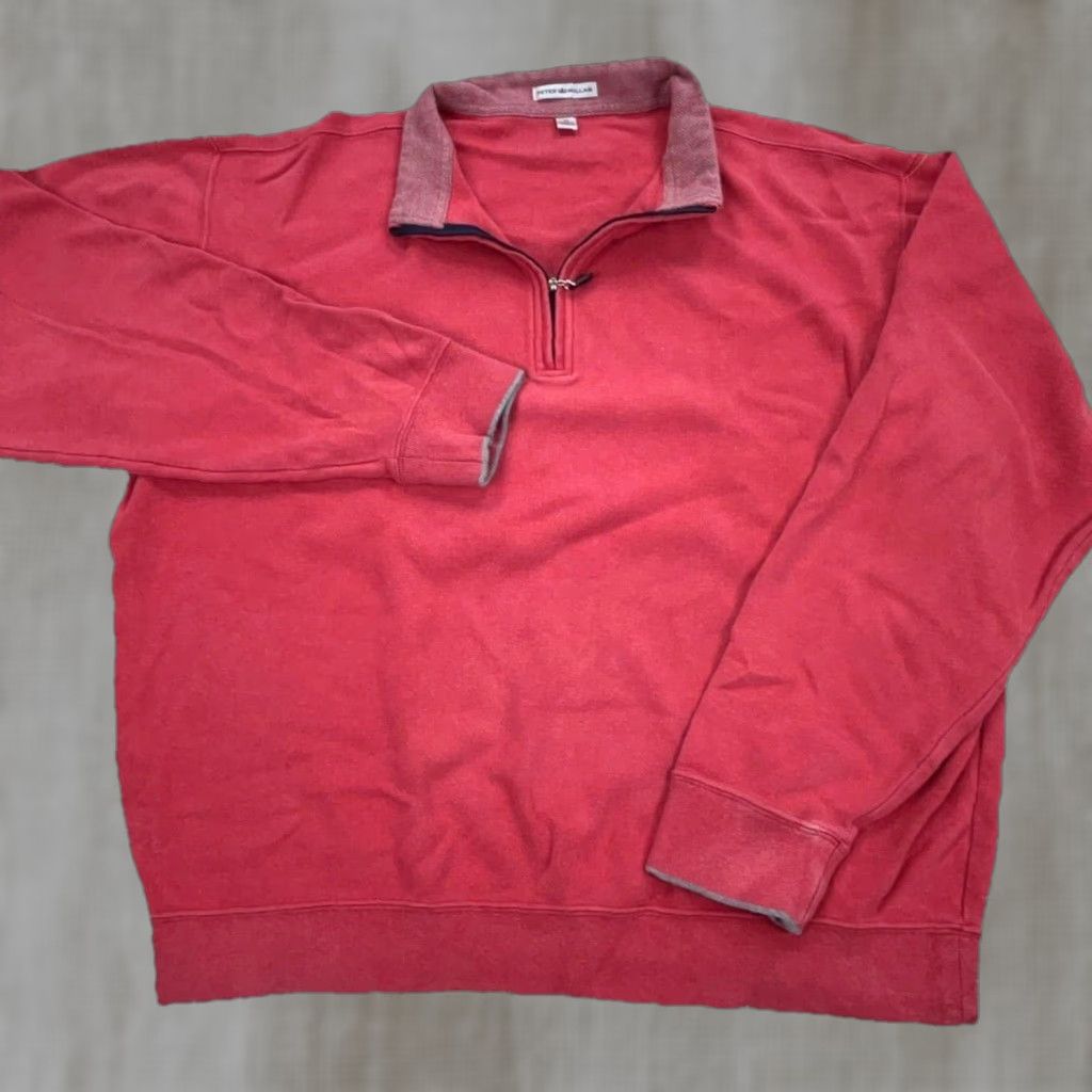 Peter Millar Peter Millar Sweater Men XL Pink Pullover Quarter Zip Golf Sweatshirt Knit soft Size US XL / EU 56 / 4 - 1 Thumbnail