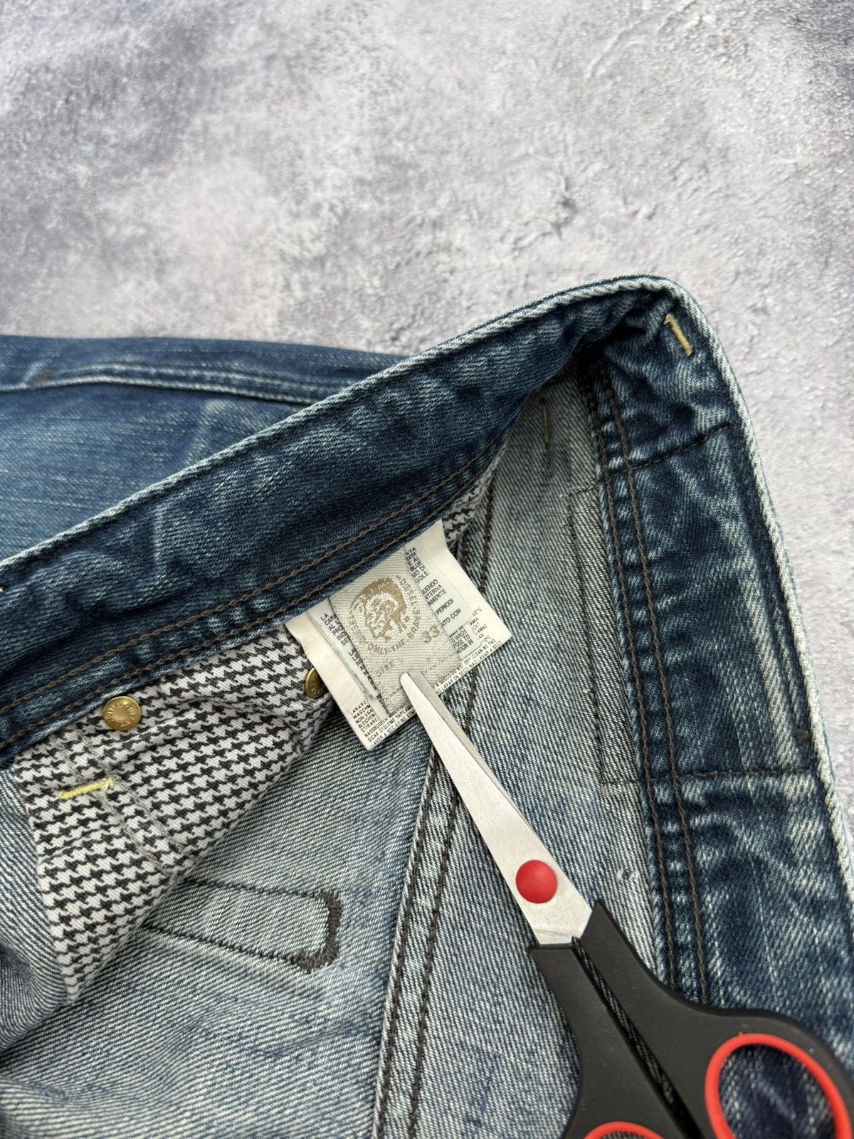 Diesel Vintage Diesel Jeans Flared Baggy Denim 90s Y2K Rare Size US 33 - 15 Thumbnail