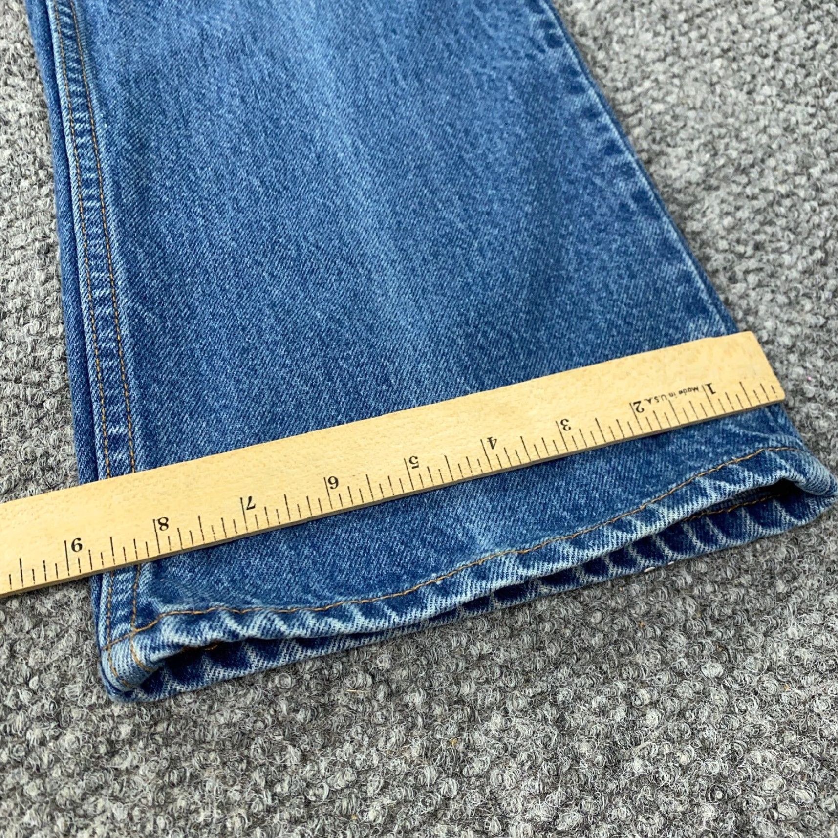 Levi's VINTAGE Levi's 517 Jeans Mens 36x28 Denim Bootcut Distressed 90s USA Size US 34 / EU 50 - 7 Thumbnail