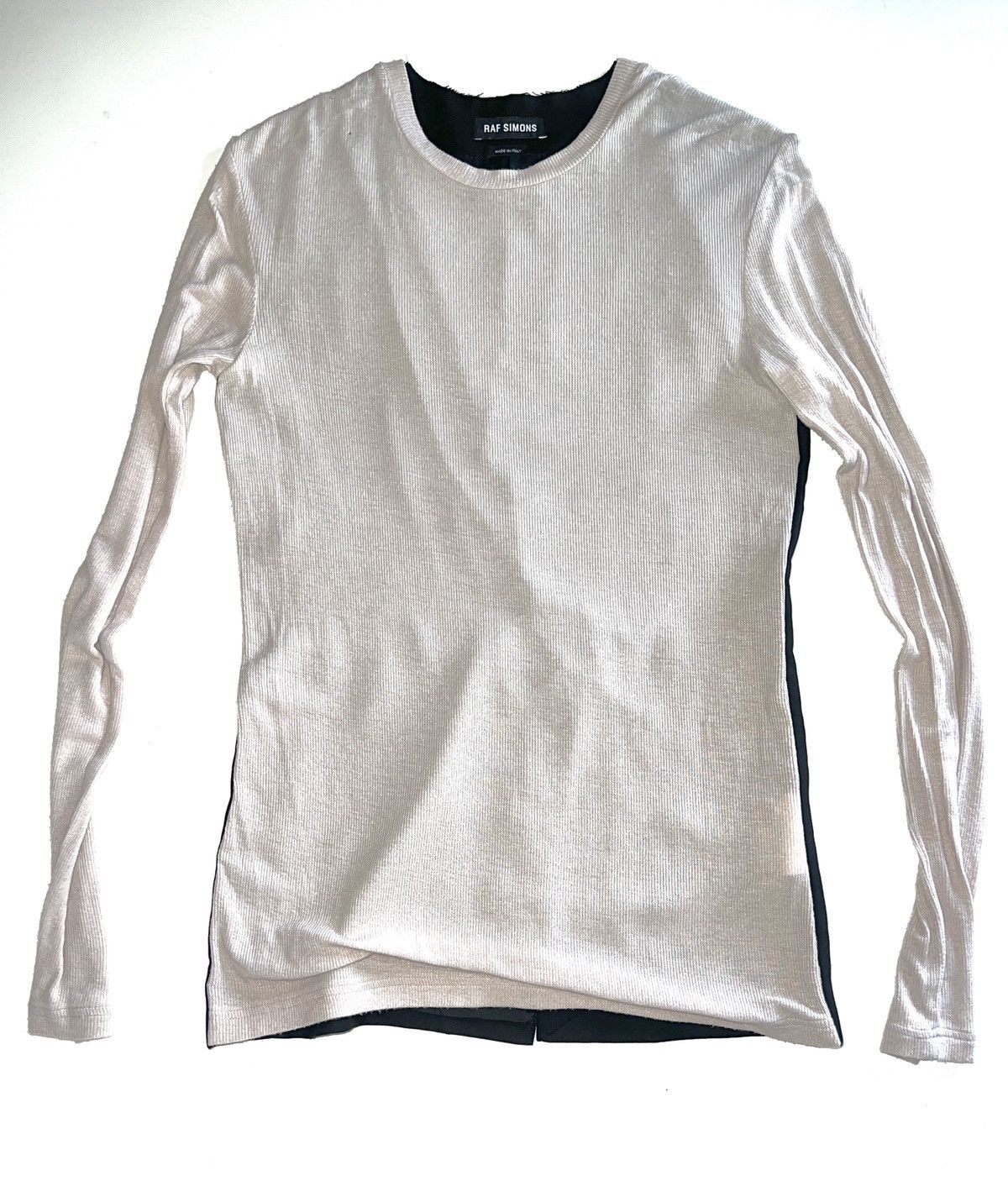 Raf Simons "long-sleeve knit with different front and back. Size US S / EU 44-46 / 1 - 1 Thumbnail
