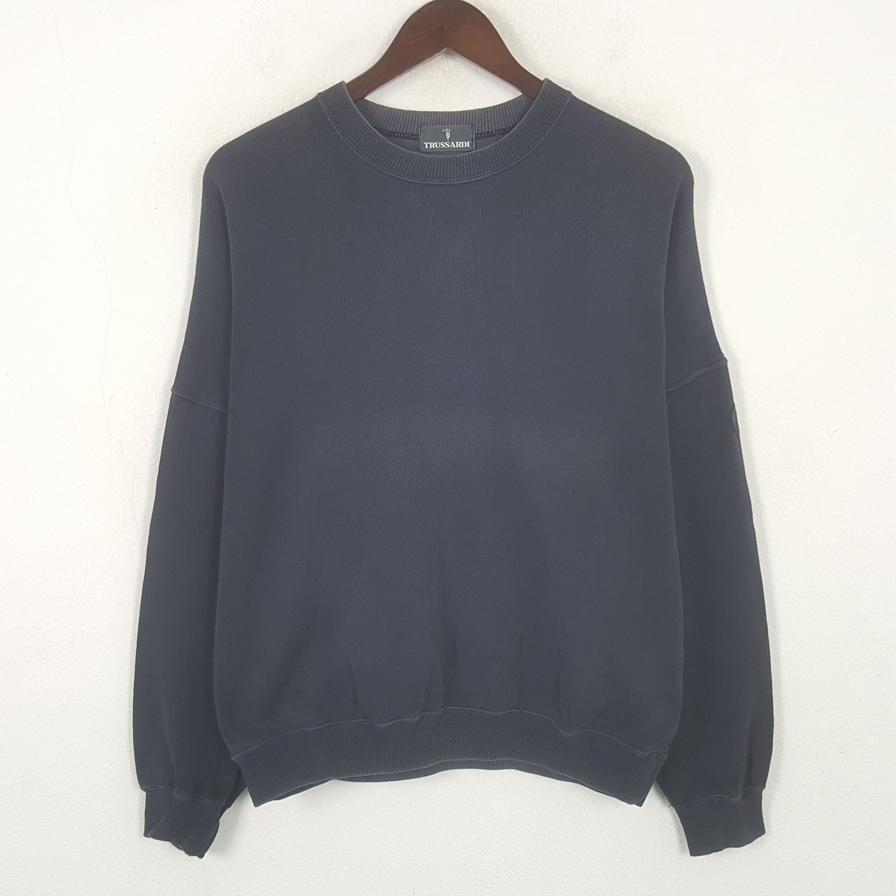 Trussardi Vintage Trussardi Spell Out Sweatshirt Size US XL / EU 56 / 4 - 3 Thumbnail