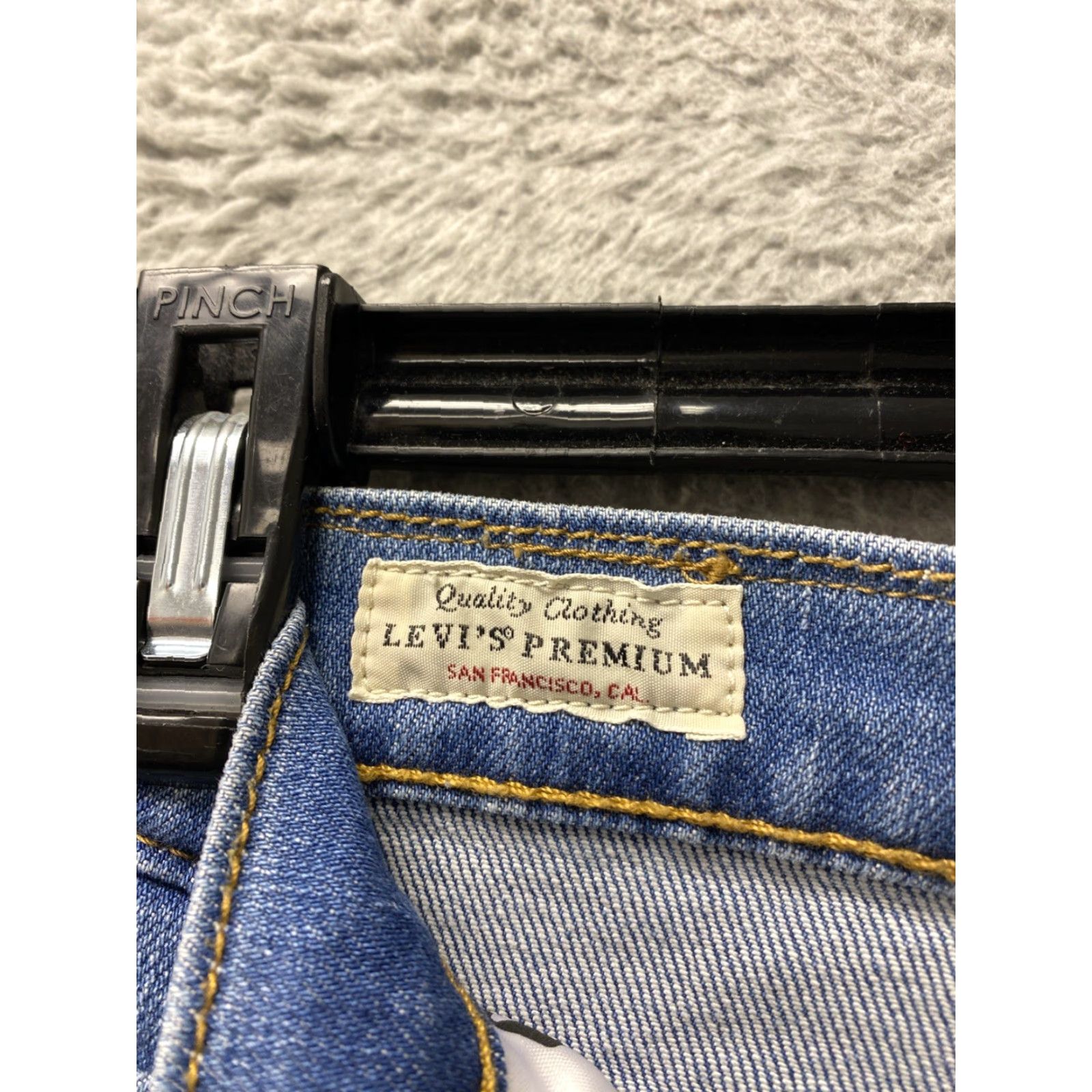 Levi's Levi's Hi Ball Jeans Mens 33x30 Slim Fit Blue Denim Zip Solid Cotton Pants Jeans Mens Size US 30 / EU 46 - 5 Thumbnail