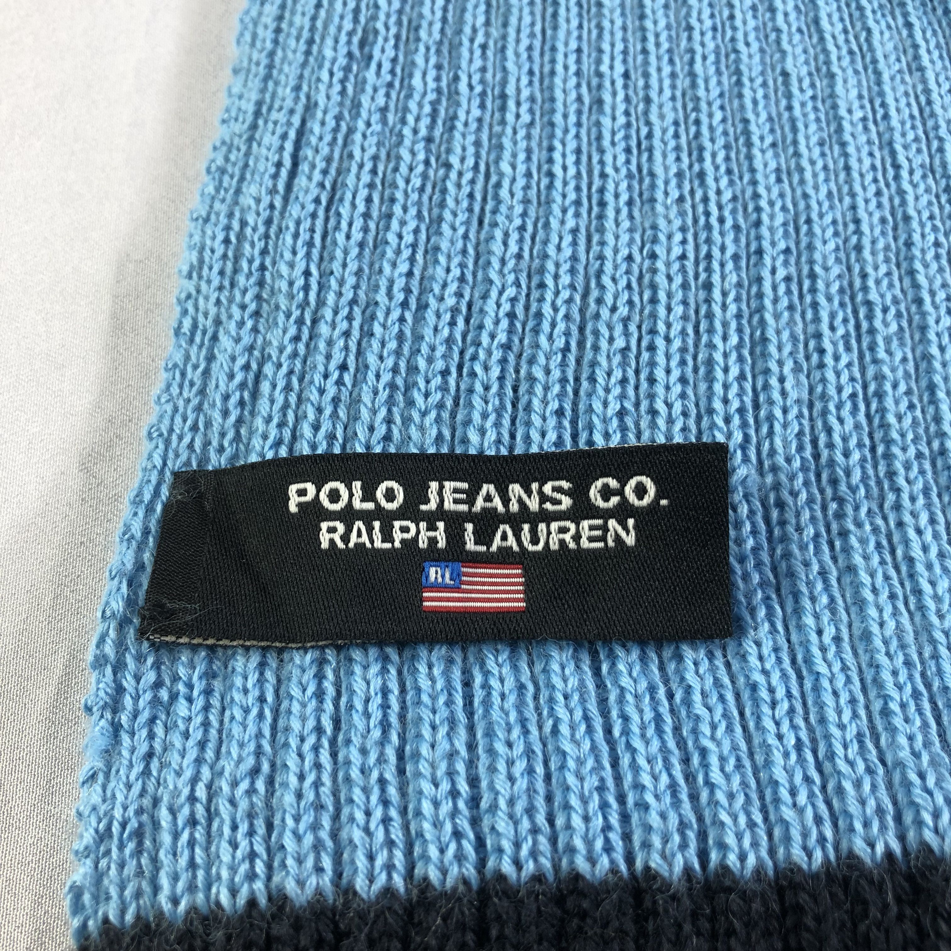Polo Ralph Lauren Polo Jeans by Ralph Lauren Pleated Scarf Muffler V1651 Size ONE SIZE - 5 Thumbnail