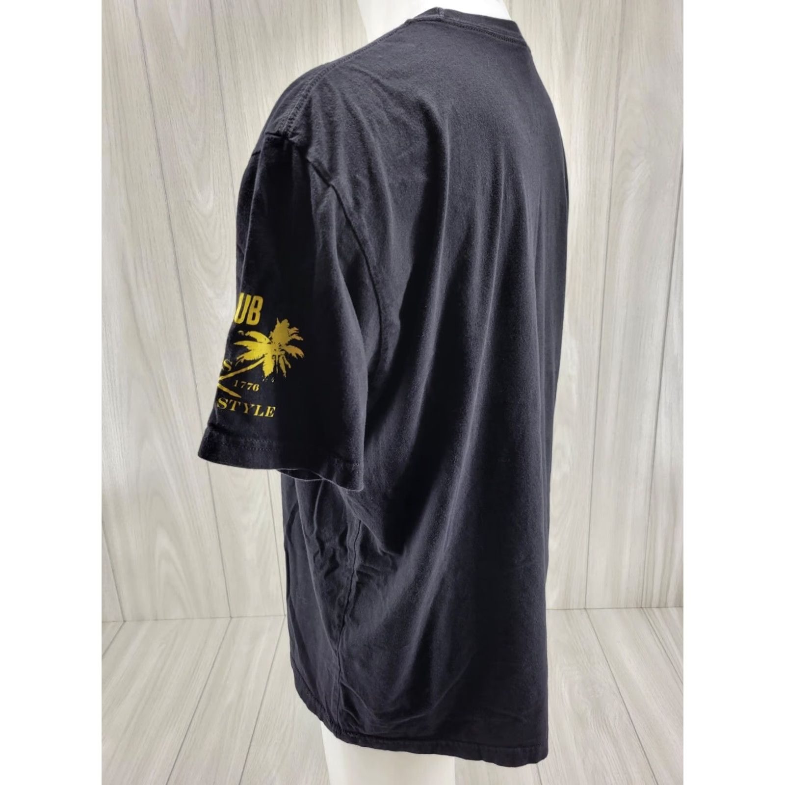 Vintage Grunt Style T-Shirt Mens 2XL Black CottonCrew Neck Short Sleeve This Will Defend 1776 Taco Tuesday Grunt Style Club Flag Theme- 2XL Mens Size US XXL / EU 58 / 5 - 6 Thumbnail