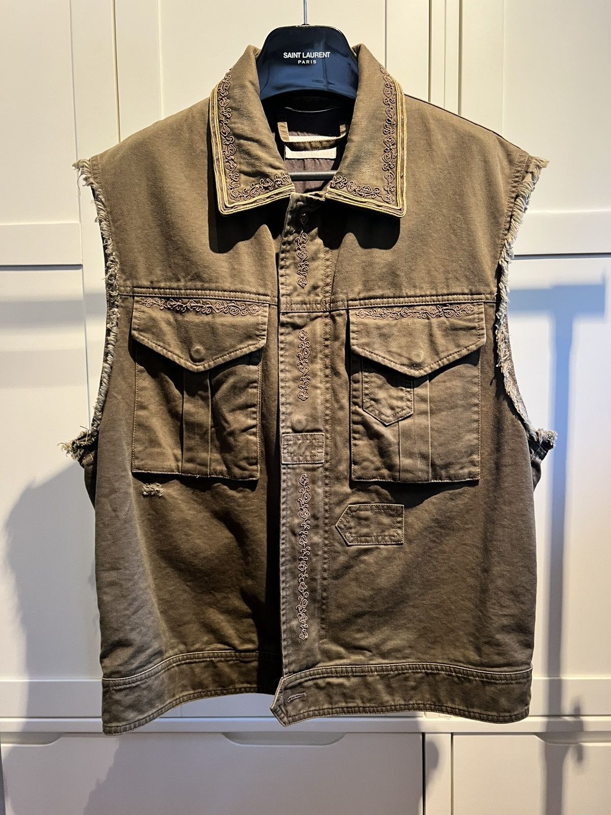 Yves Saint Laurent Saint Laurent sleeveless parka Size US M / EU 48-50 / 2 - 1 Thumbnail