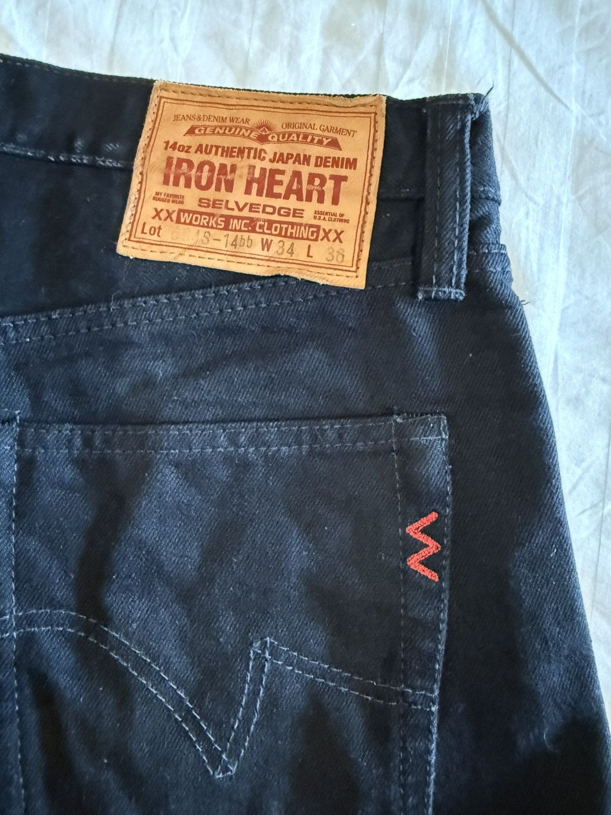 Iron Heart Iron Heart IH-634S-14bb Sz 34 Size US 34 / EU 50 - 1 Thumbnail