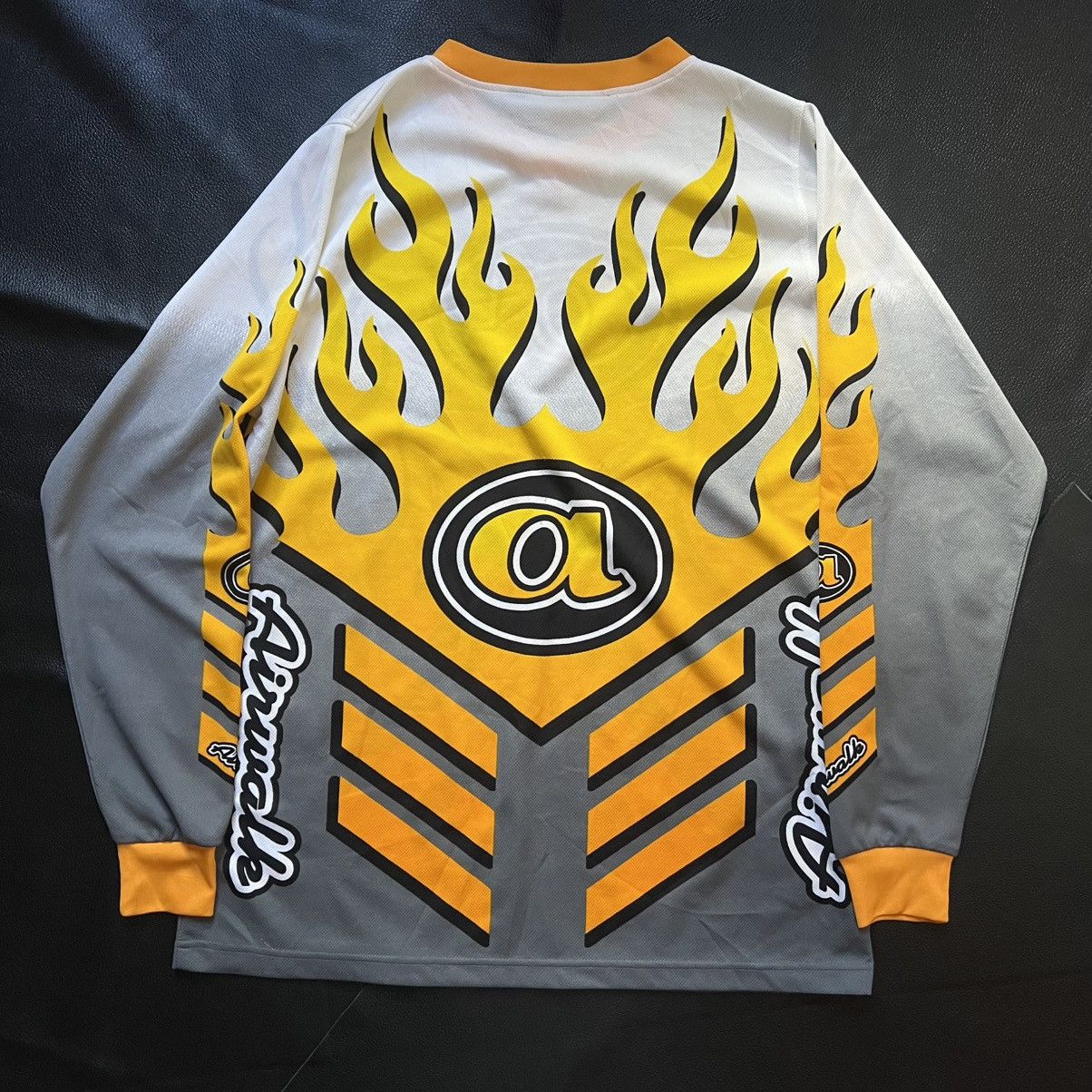 Airwalk Rare 90’s AirWalk Flame Jersey BMX Long-Sleeve Size US M / EU 48-50 / 2 - 5 Thumbnail