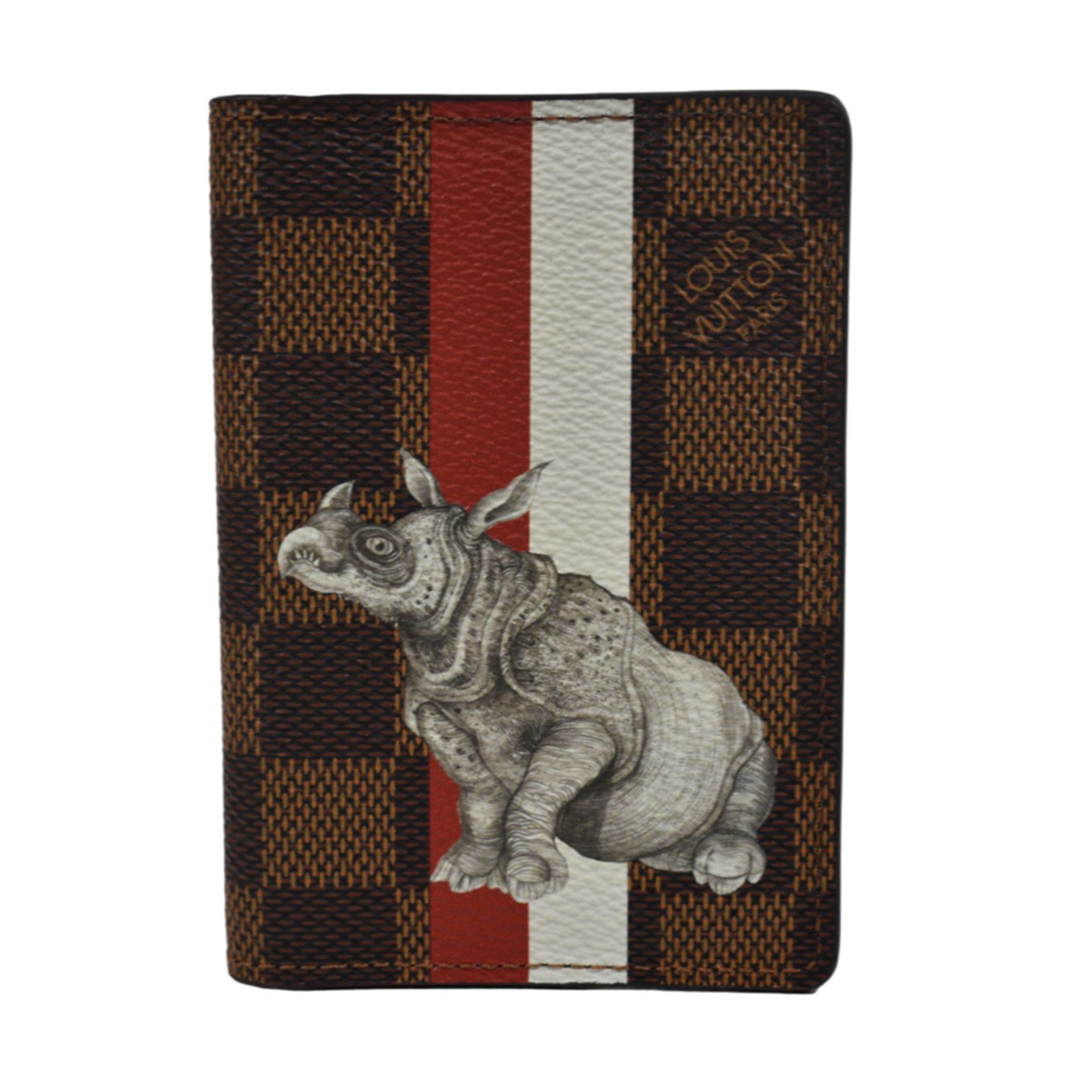 Louis Vuitton Louis Vuitton Brown Damier Logo Pocket Organizer Wallet Size ONE SIZE - 1 Thumbnail