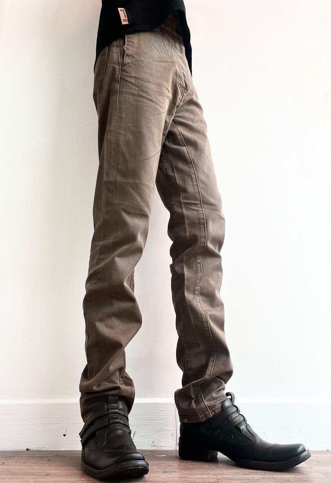 Lee × Vivienne Westwood 2010 Lee X Vivienne Westwood Straight Jeans Size US 32 / EU 48 - 2 Thumbnail