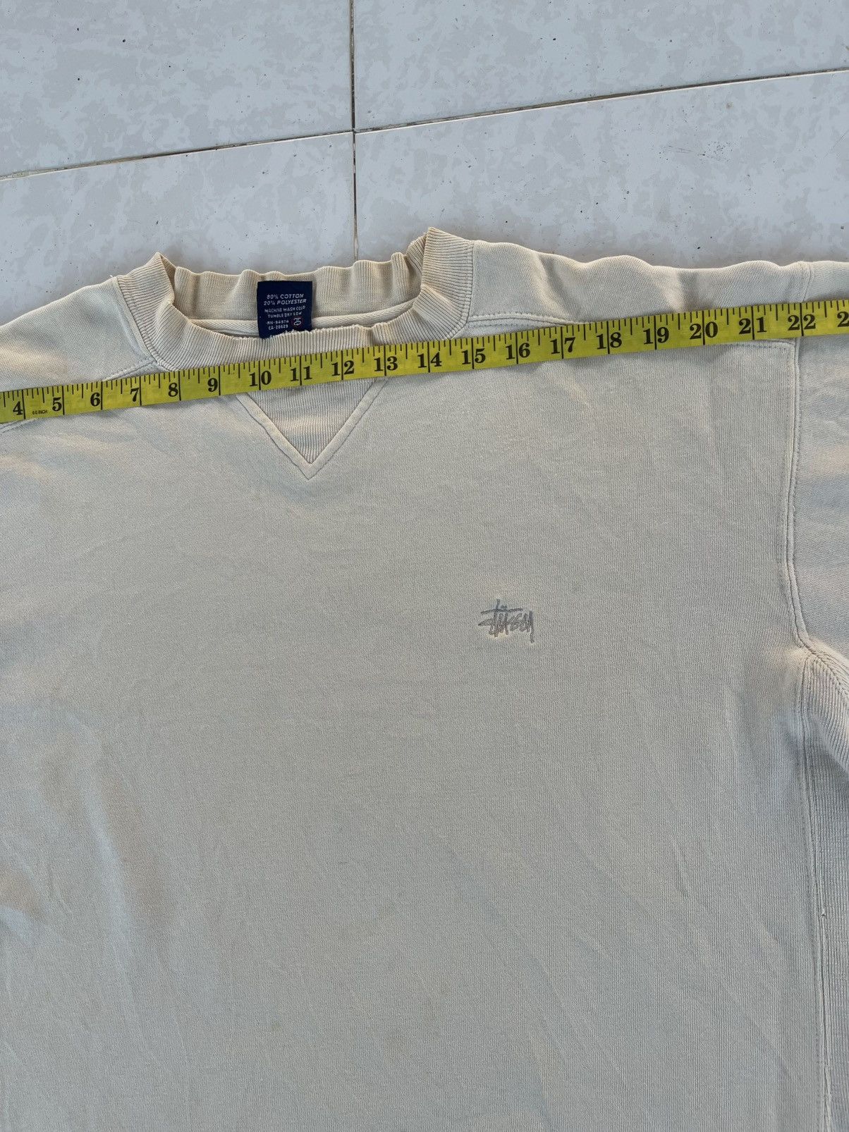Stussy Thrashed Vintage 90's Stussy Embroidered Small Logo Size US M / EU 48-50 / 2 - 10 Thumbnail