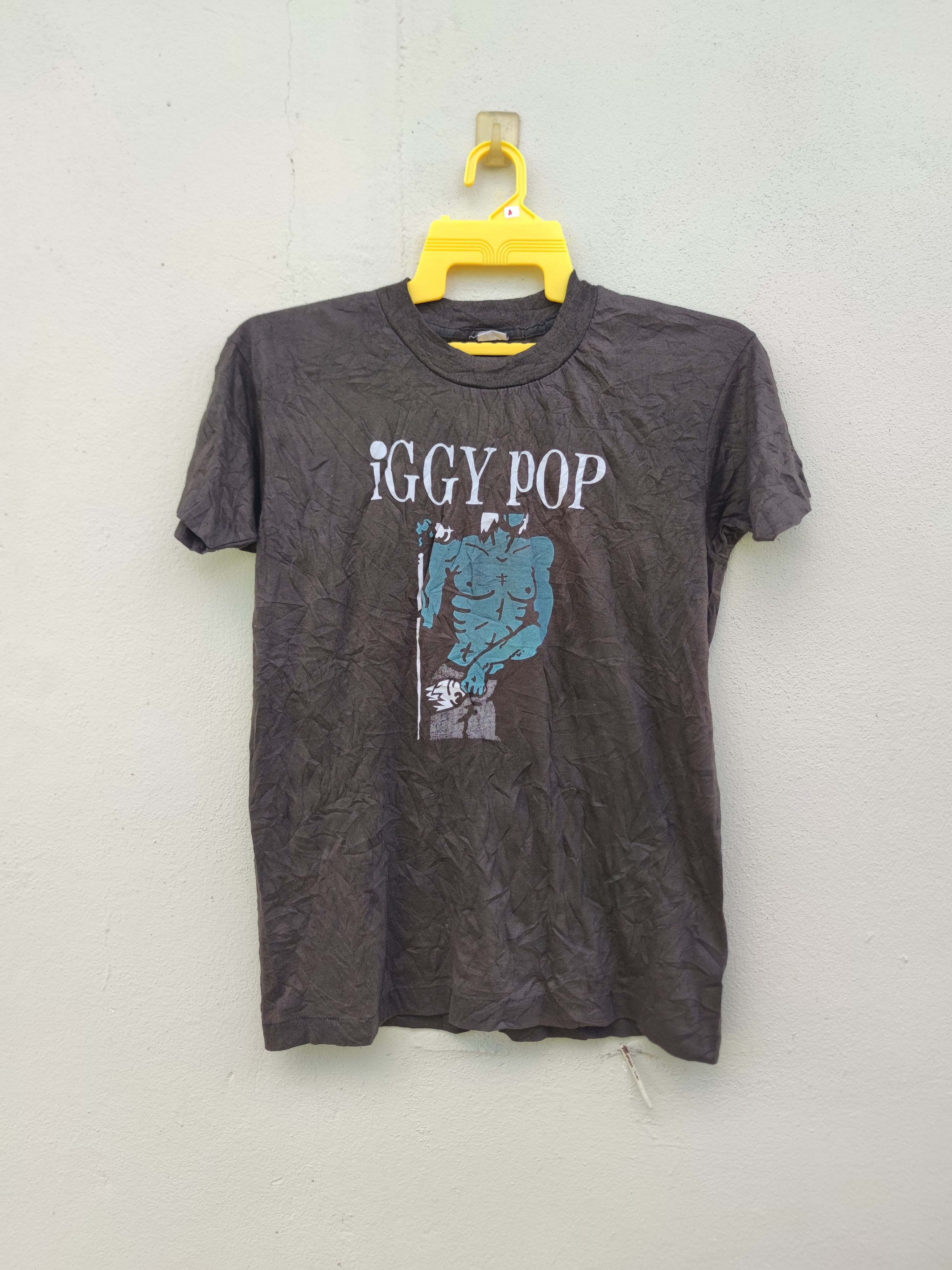 Band Tees Vintage 1981 IGGY POP U.S Tour T Shirt Size US M / EU 48-50 / 2 - 1 Thumbnail