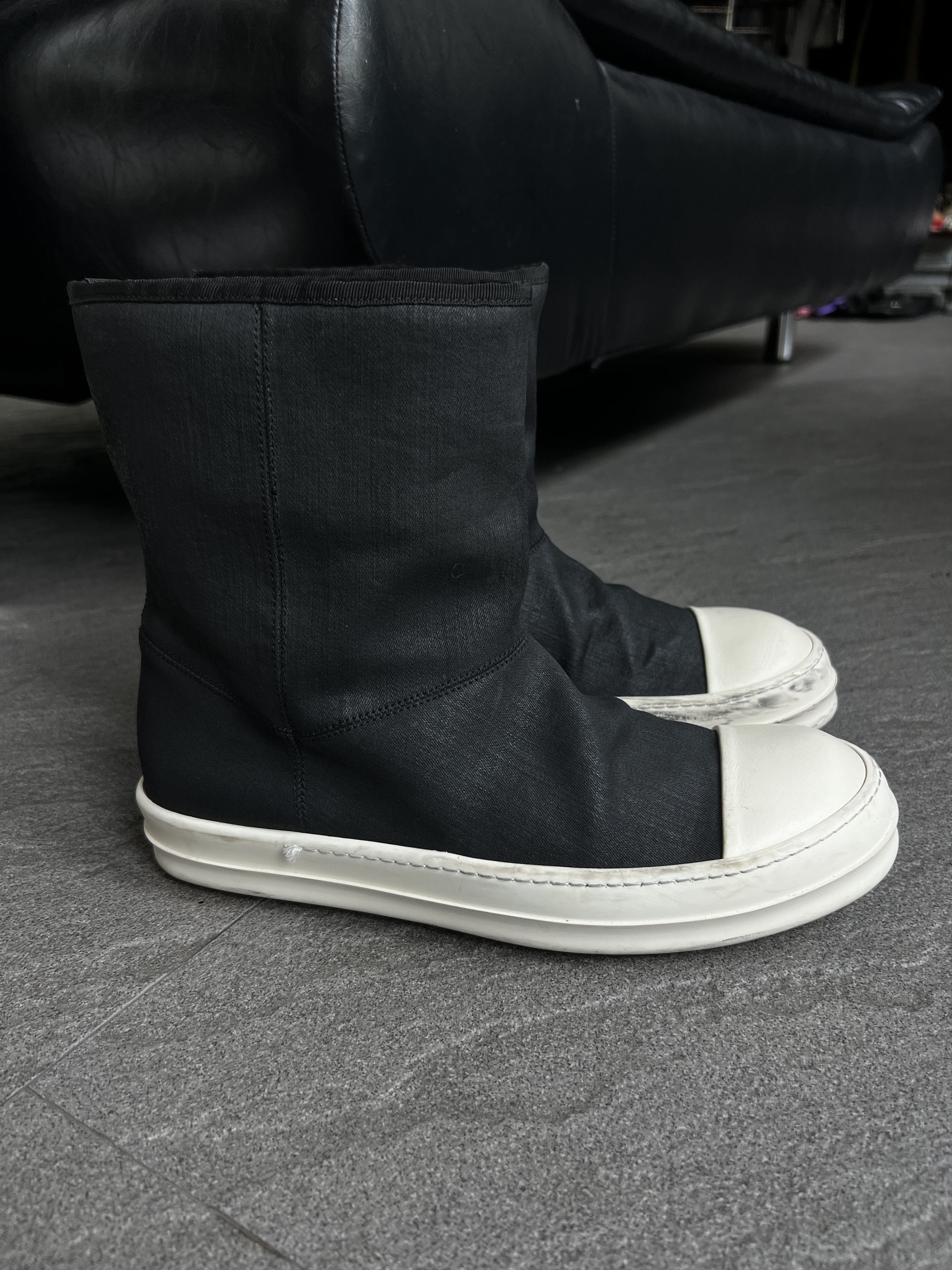 Rick Owens Drkshdw Rick Owens DRKSHDW Ramones Slip On Boots EU42 Size US 9 / EU 42 - 4 Thumbnail