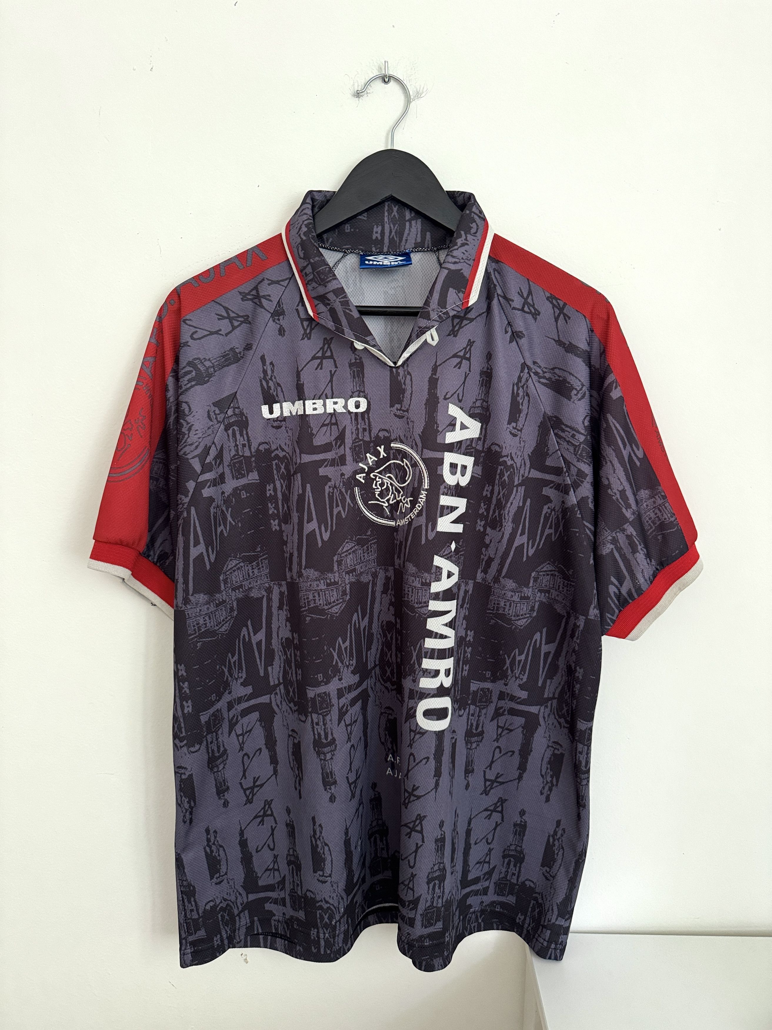 Umbro Vintage Ajax Amsterdam 1995/96 Umbro away shirt Size US XXL / EU 58 / 5 - 2 Thumbnail