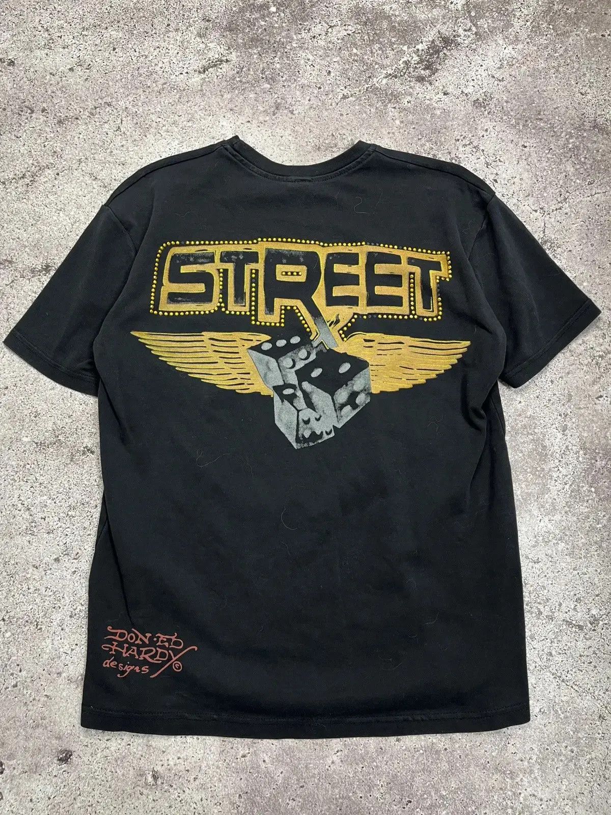 Ed Hardy Ed Hardy Vintage Rare Street Y2K MotoT Shirt Size US L / EU 52-54 / 3 - 1 Thumbnail