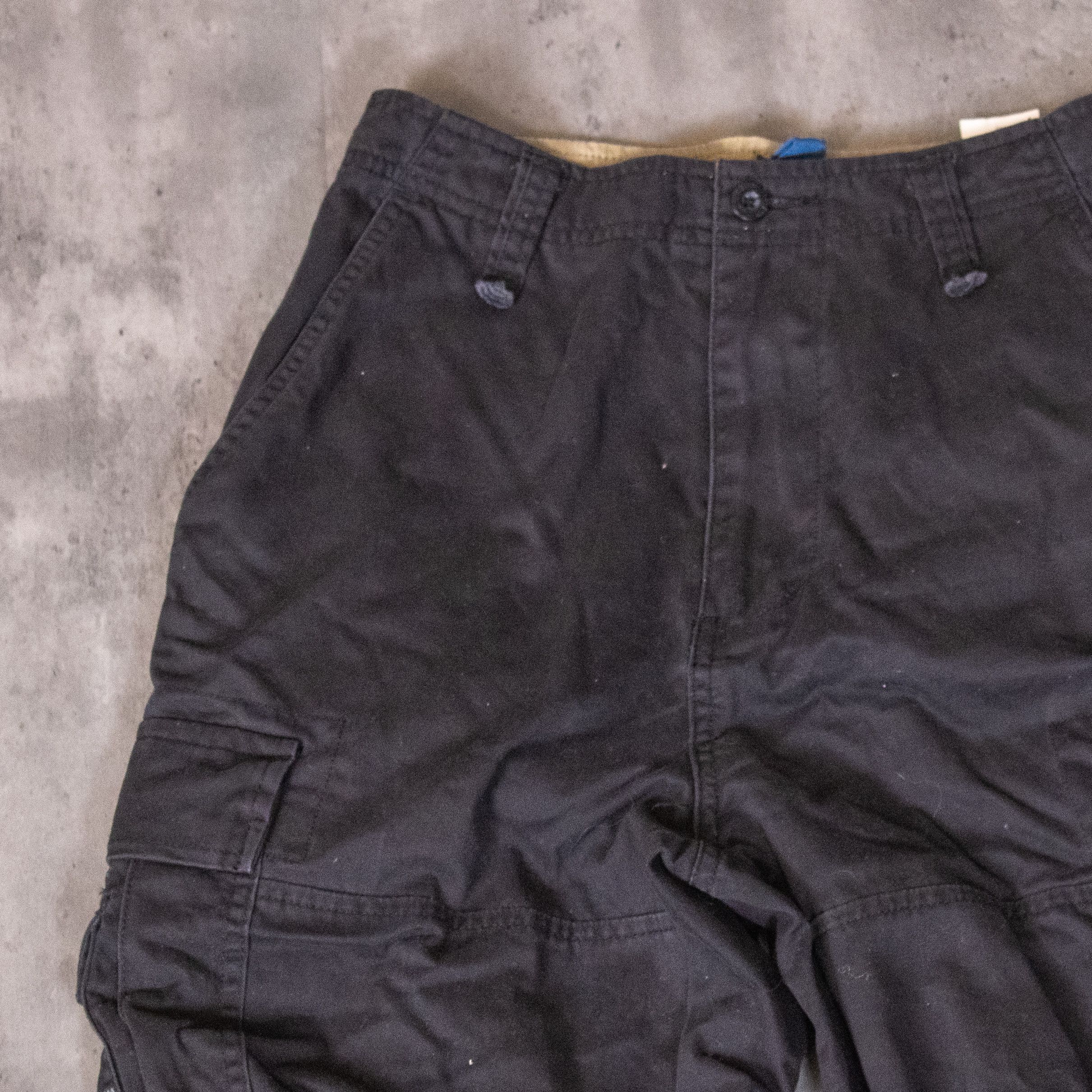 Japanese Brand × Vintage Y2K 2000's Bali* Bondage Baggy Tactical Black Cargo Pant's Size US 26 / EU 42 - 7 Thumbnail