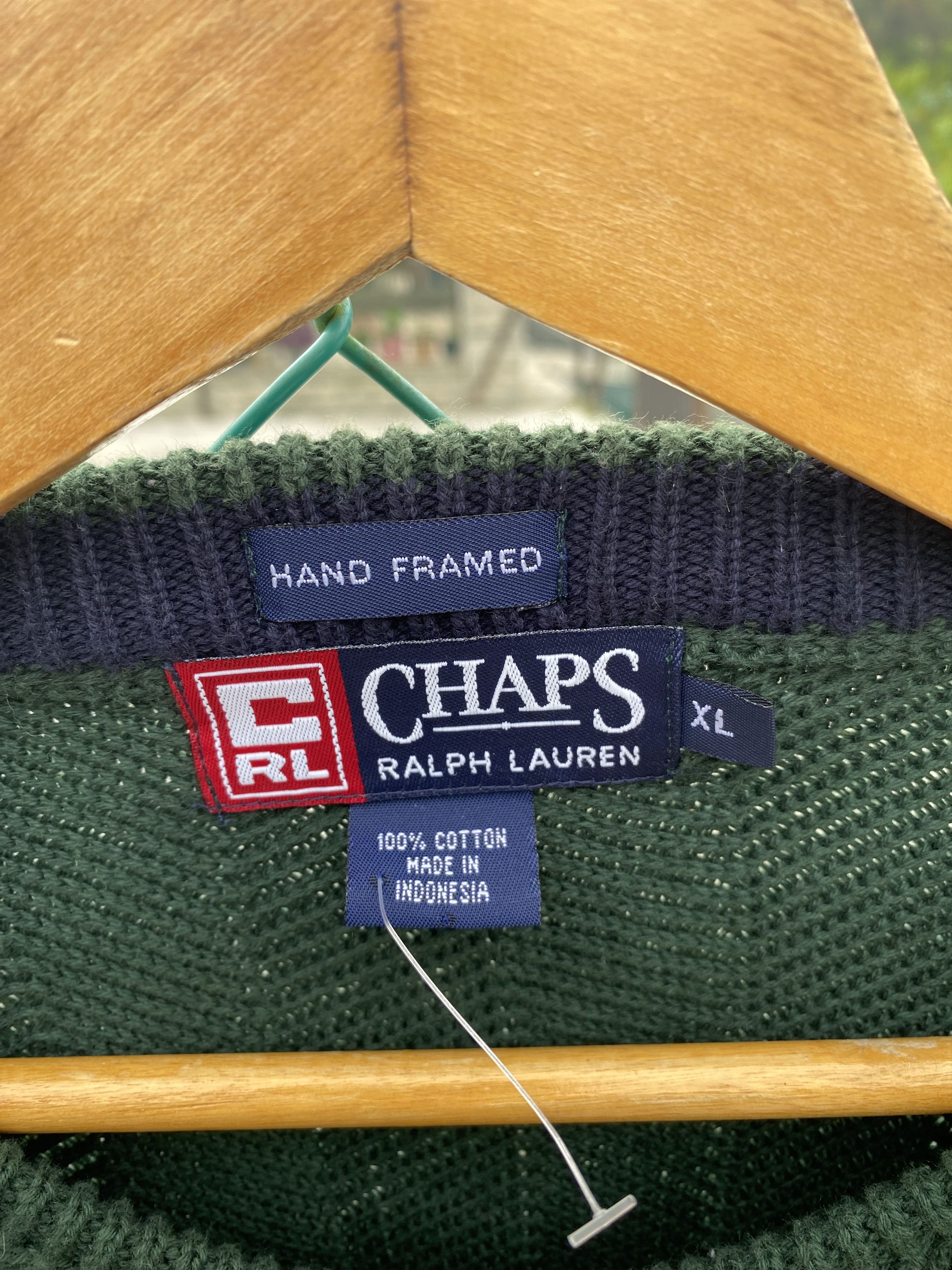 Chaps Ralph Lauren Chaps ralph lauren hand framed sweater Size US XL / EU 56 / 4 - 5 Thumbnail