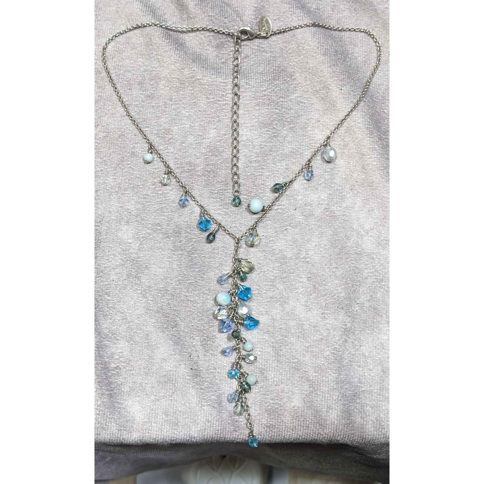 Other Lia Sophia Whimsical Blue Beaded Y Drop Necklace Size ONE SIZE - 5 Thumbnail