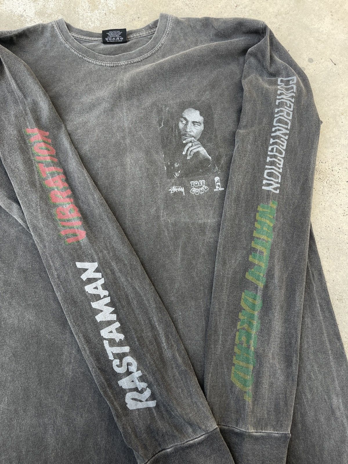 Bob Marley × Stussy × Vintage Vintage Stussy x Bob Marley Herbsman Pigment Collaboration Size US M / EU 48-50 / 2 - 7 Thumbnail