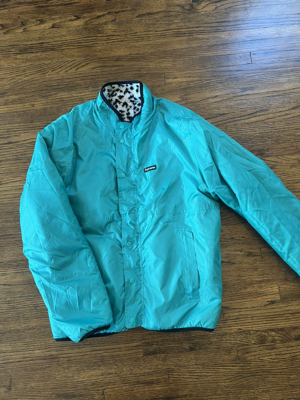 Supreme Supreme Snow Leopard and Teal Reversible Jacket Size US L / EU 52-54 / 3 - 2 Thumbnail