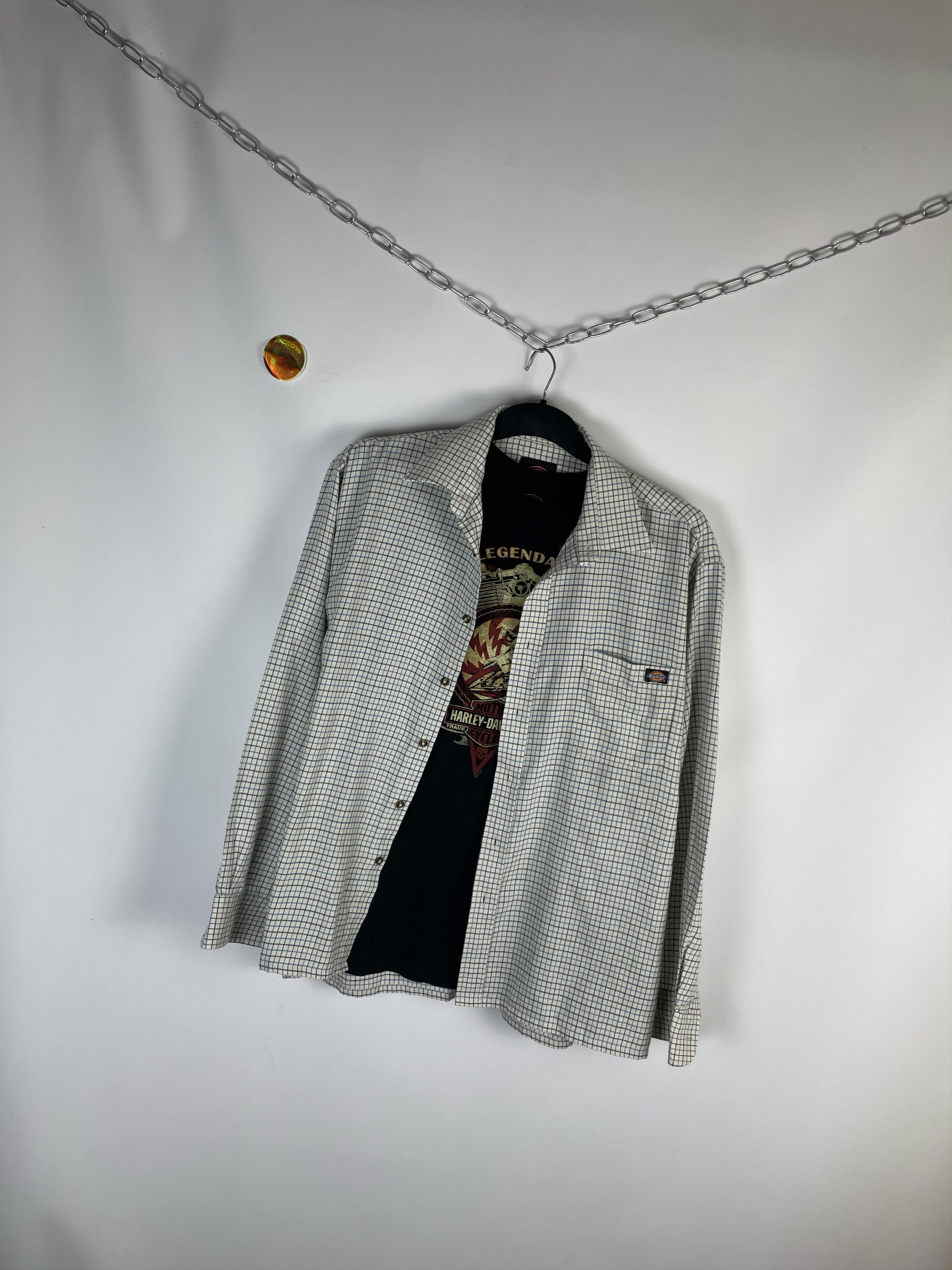 Dickies Flannel Dickies Vintage Mens Shirt Size US L / EU 52-54 / 3 - 2 Thumbnail