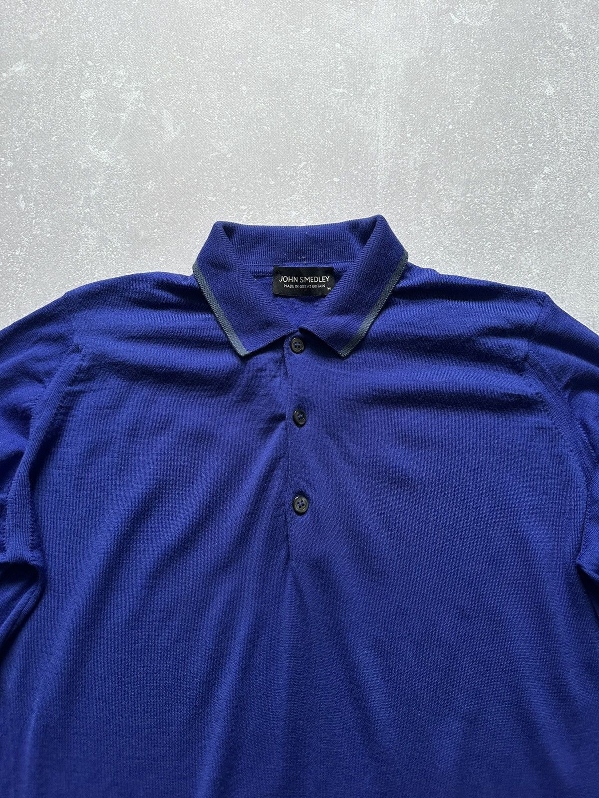 Designer × John Smedley × Vintage Sweater John Smedley Blue made in Great Britain size M Size US M / EU 48-50 / 2 - 4 Thumbnail