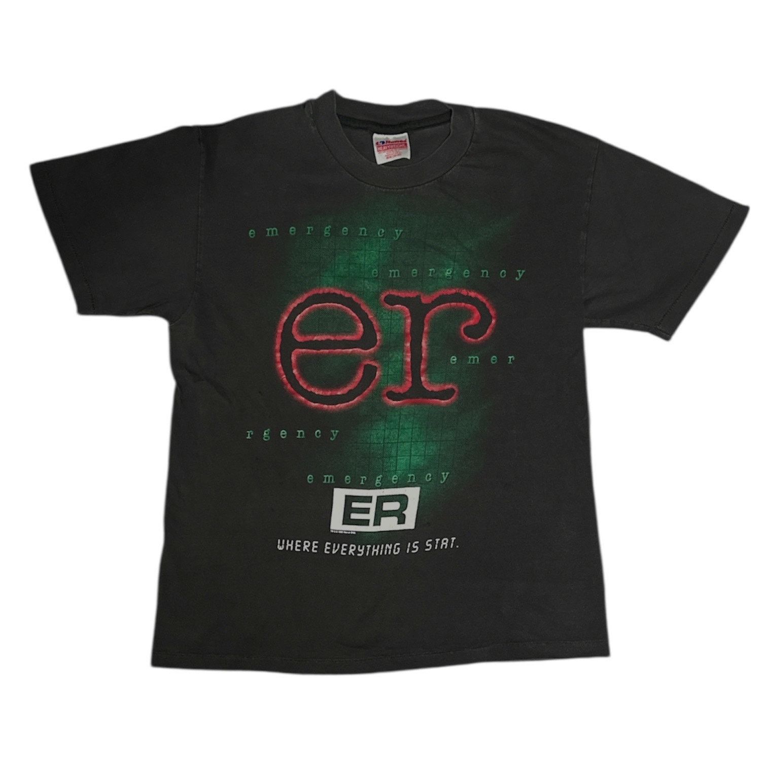 Hanes Vintage 1995 Warner Bros. ER Emergency Promo Tee Size US M / EU 48-50 / 2 - 1 Thumbnail