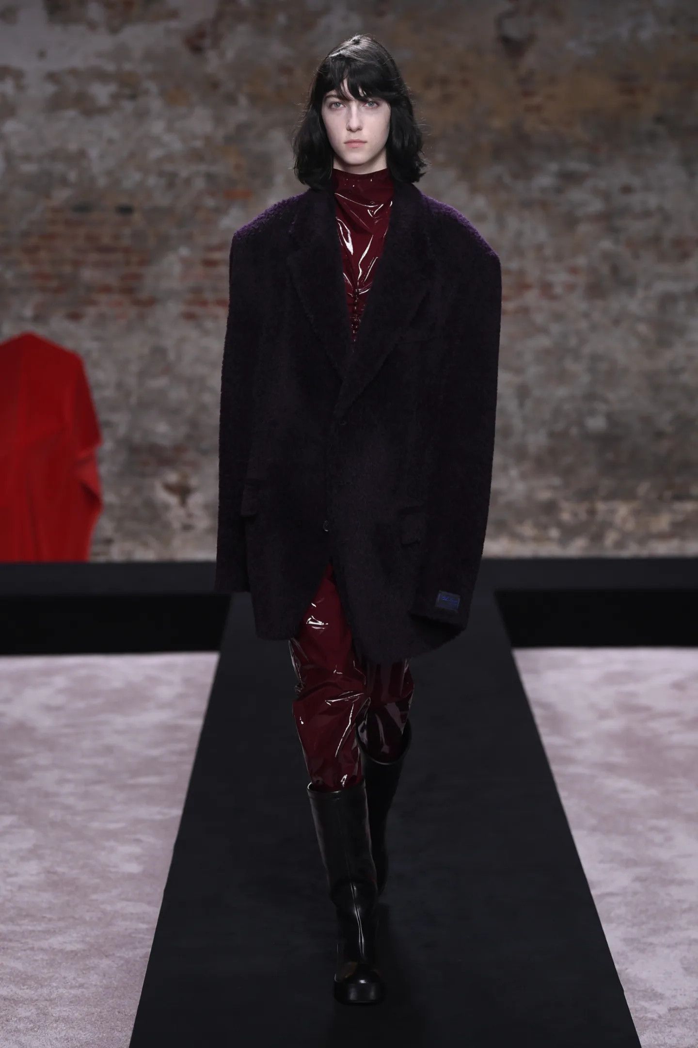 Raf Simons RARE Raf Simons AW22 Runway Fuzzy Blazer Size US S / EU 44-46 / 1 - 1 Thumbnail
