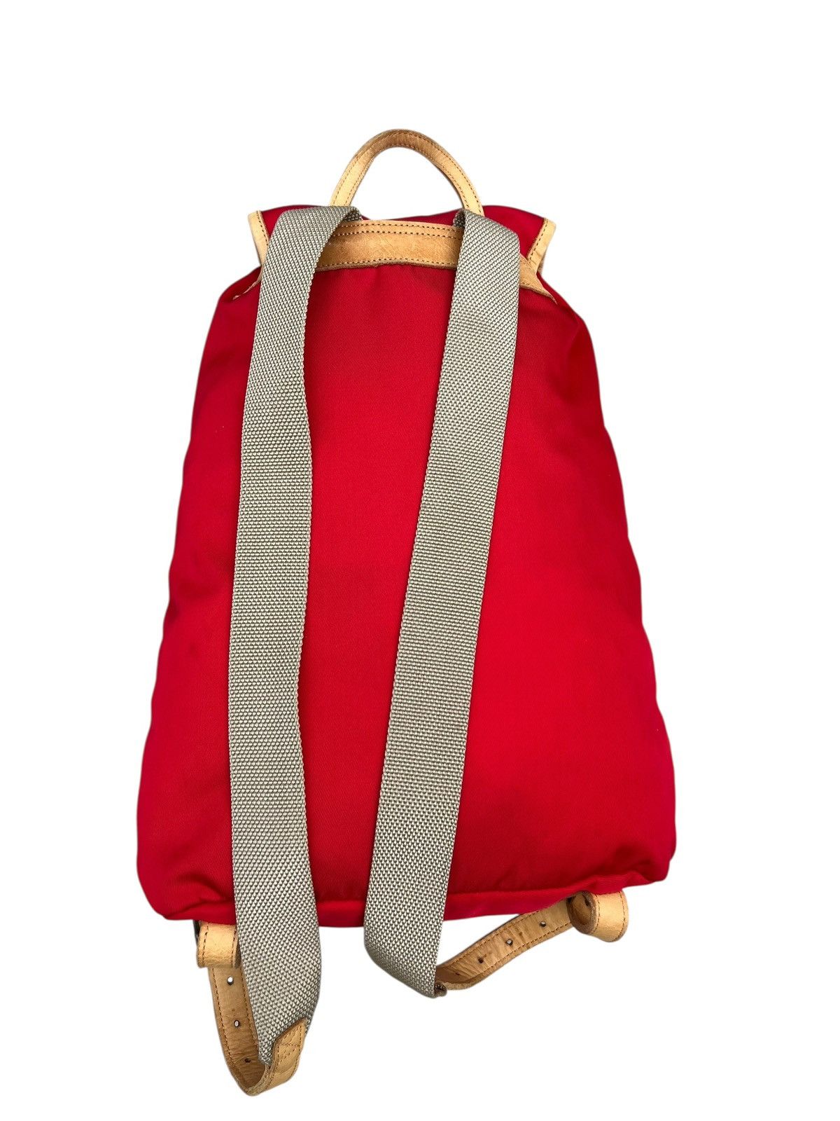 Porter Vintage Porter by Yoshida Red Nylon Leather Backpack Bag Size ONE SIZE - 12 Thumbnail