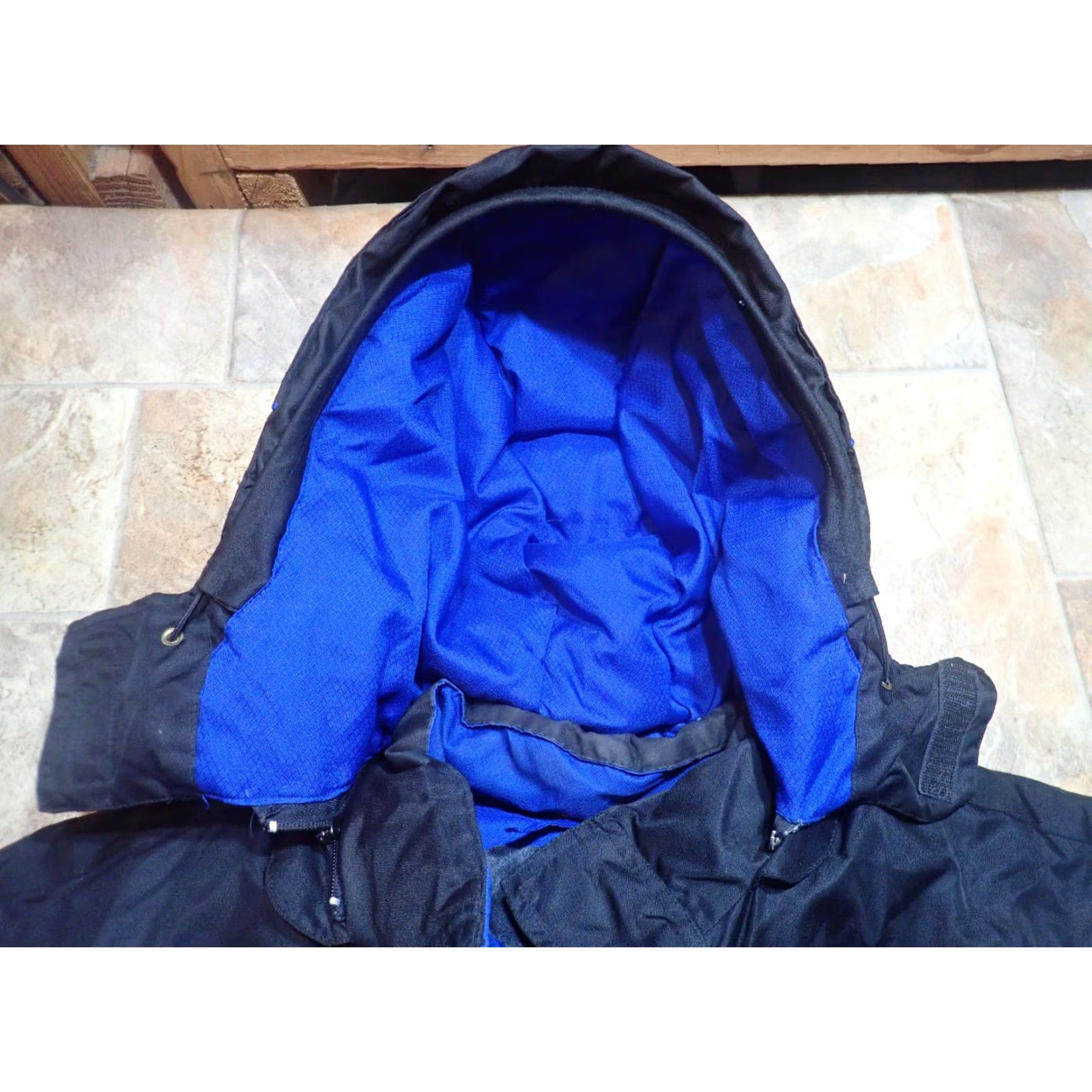 Starter VINTAGE STARTER Men's XL Down Feather Lined Jacket Heavy Duty Ski Winter Coat Black Blue Size US XL / EU 56 / 4 - 5 Thumbnail