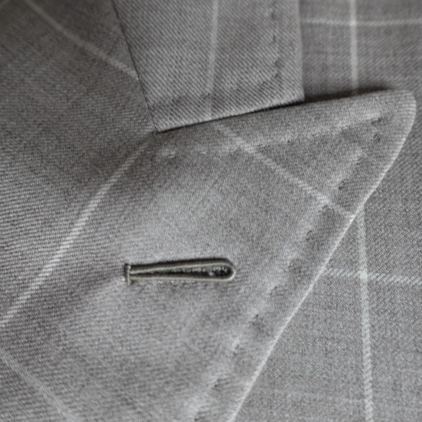 Doublet VITALIS BARBARIS Sport Coat Large Gray Beige Windowpane Double Breasted Custom Size US L / EU 52-54 / 3 - 3 Thumbnail