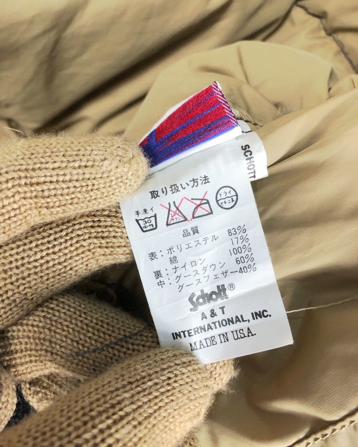 Schott Vtg Schott NYC Goose Down Puffer Hoodie Jacket Made in USA Size US L / EU 52-54 / 3 - 13 Thumbnail